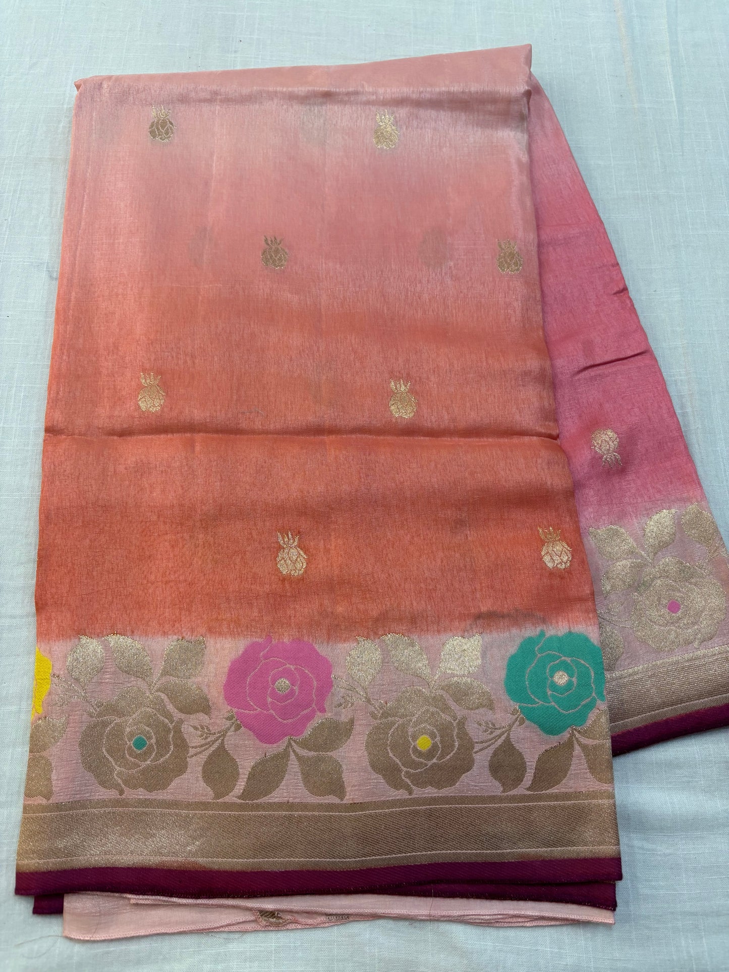 Pure Russian Crepe Sarees