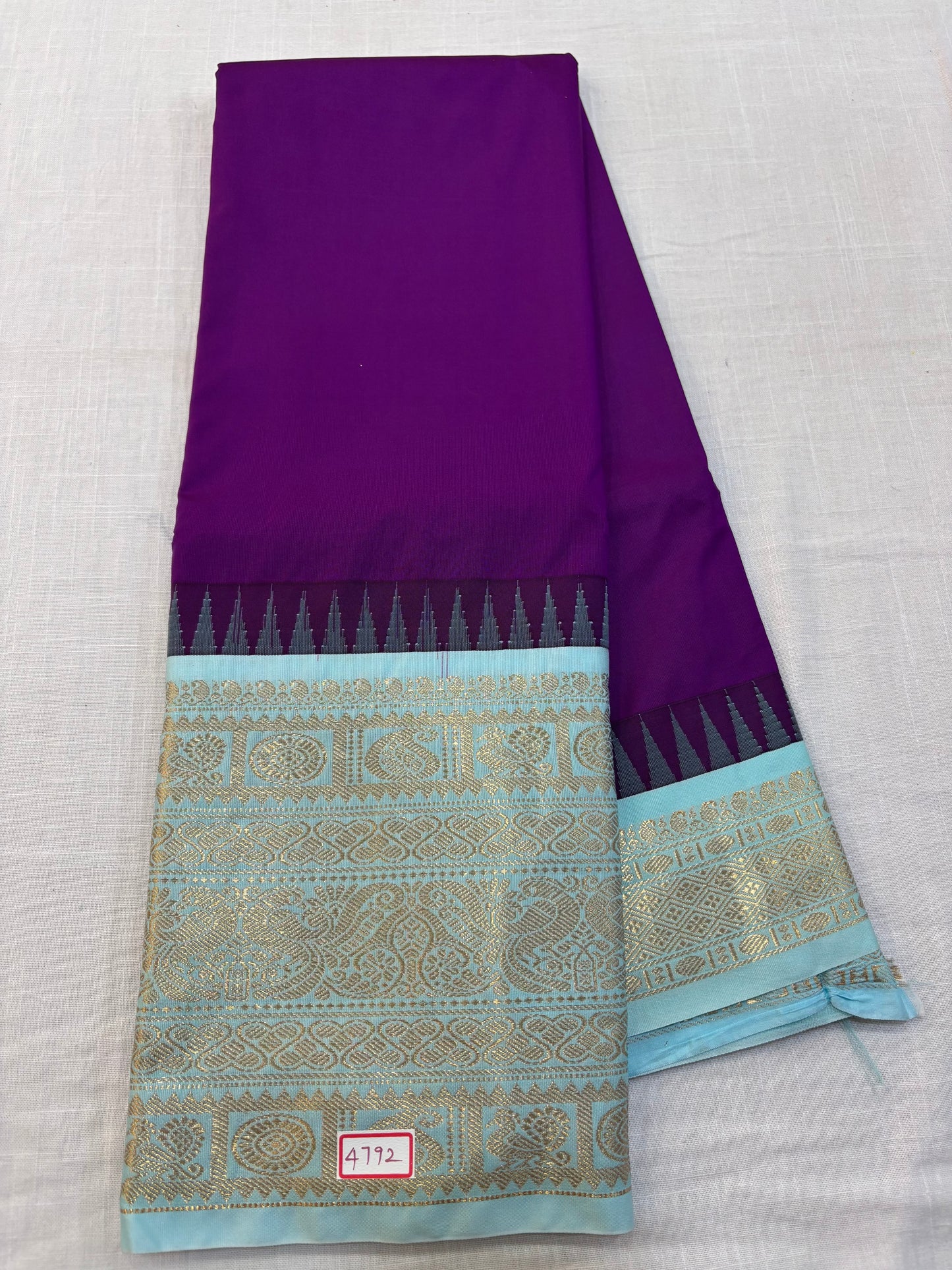 Semi Gadwal Silk Saree