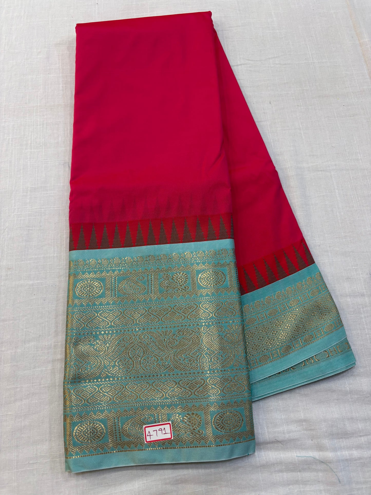 Semi Gadwal Silk Saree