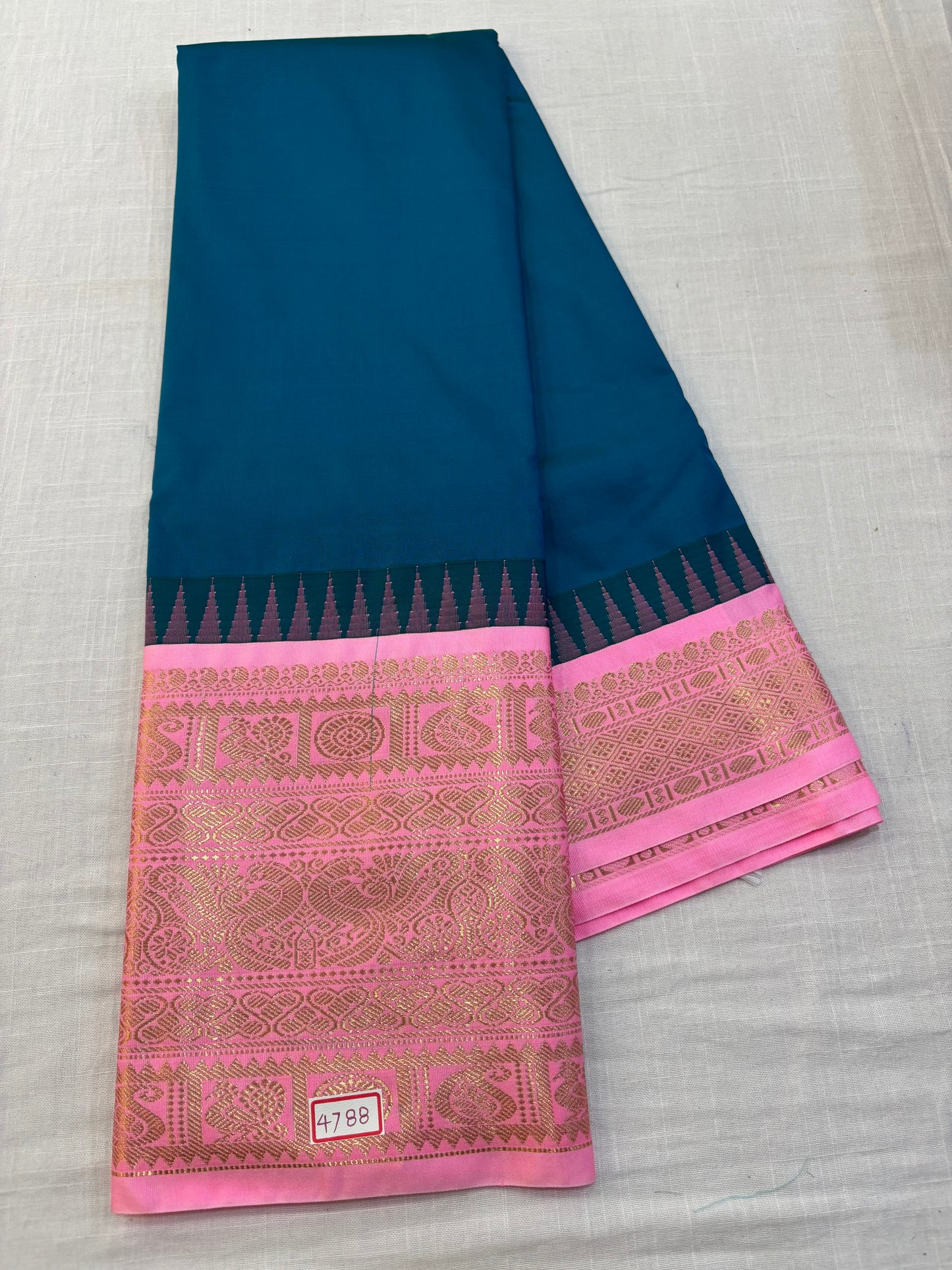 Semi Gadwal Silk Saree