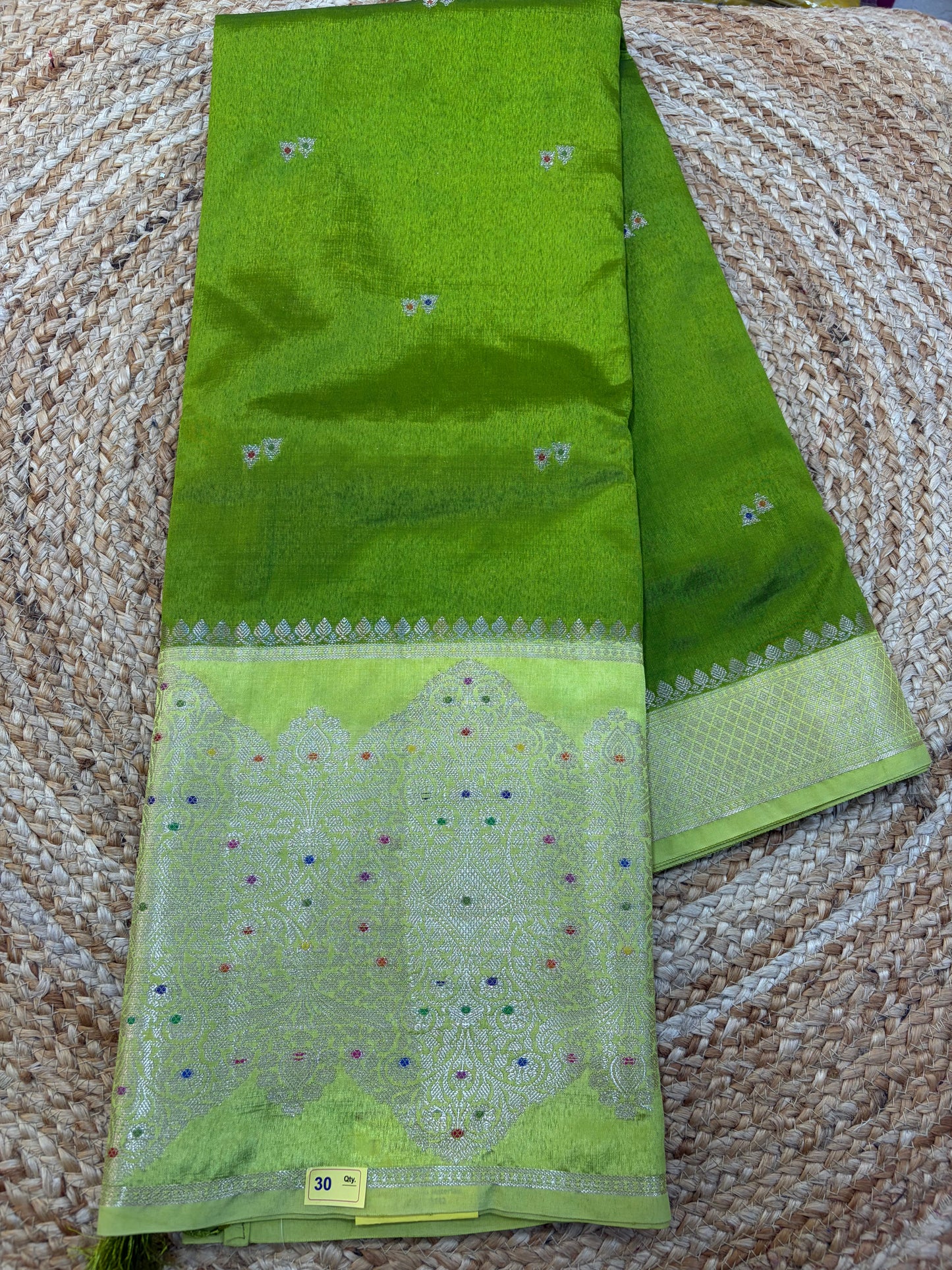 Green Mango Saree - B30