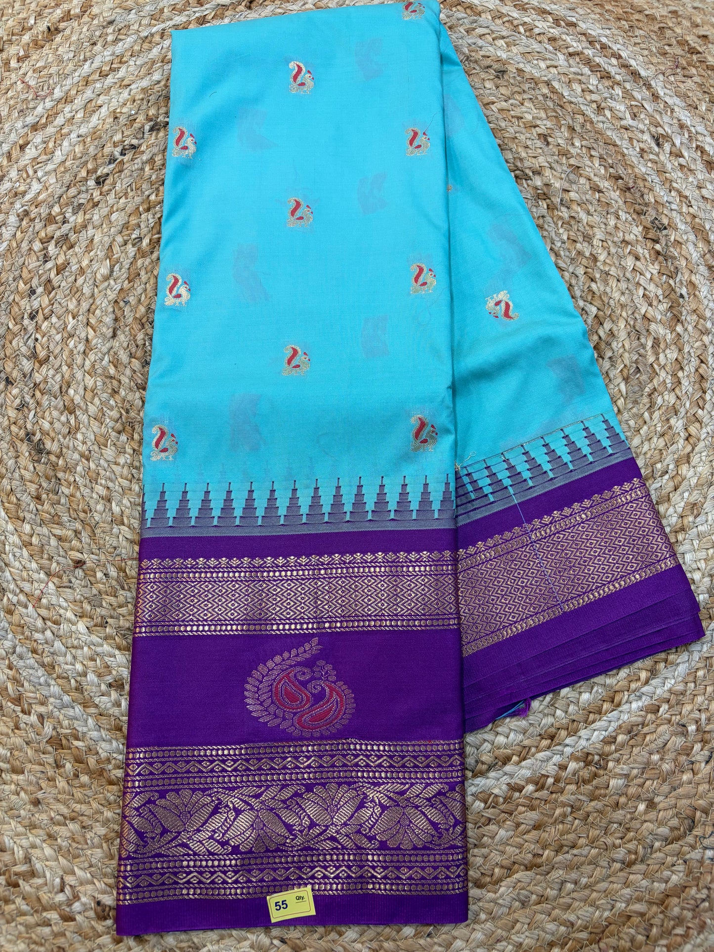 Semi gadwal Silk Saree B55