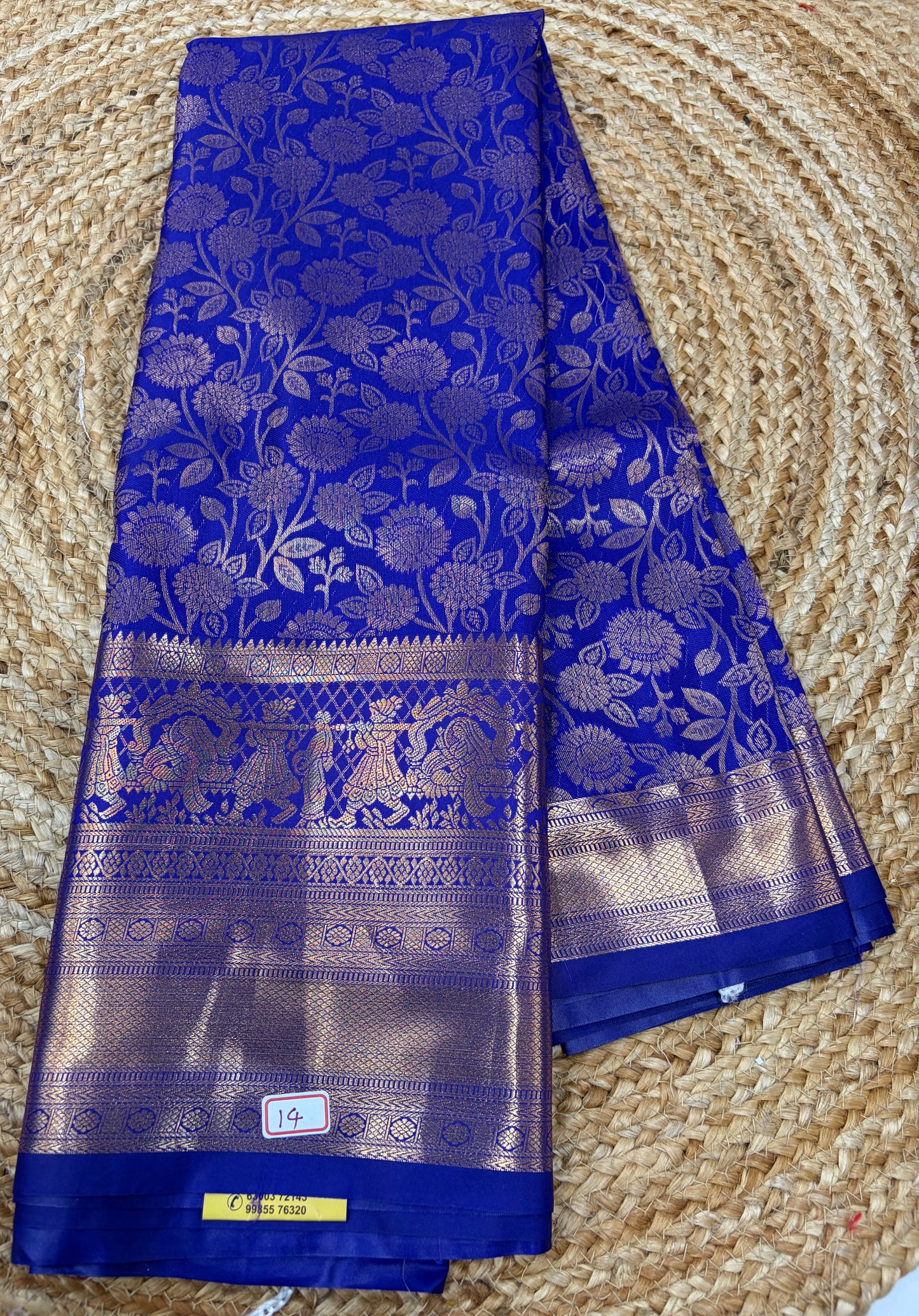 Self Semi Kanchi Pattu Sarees