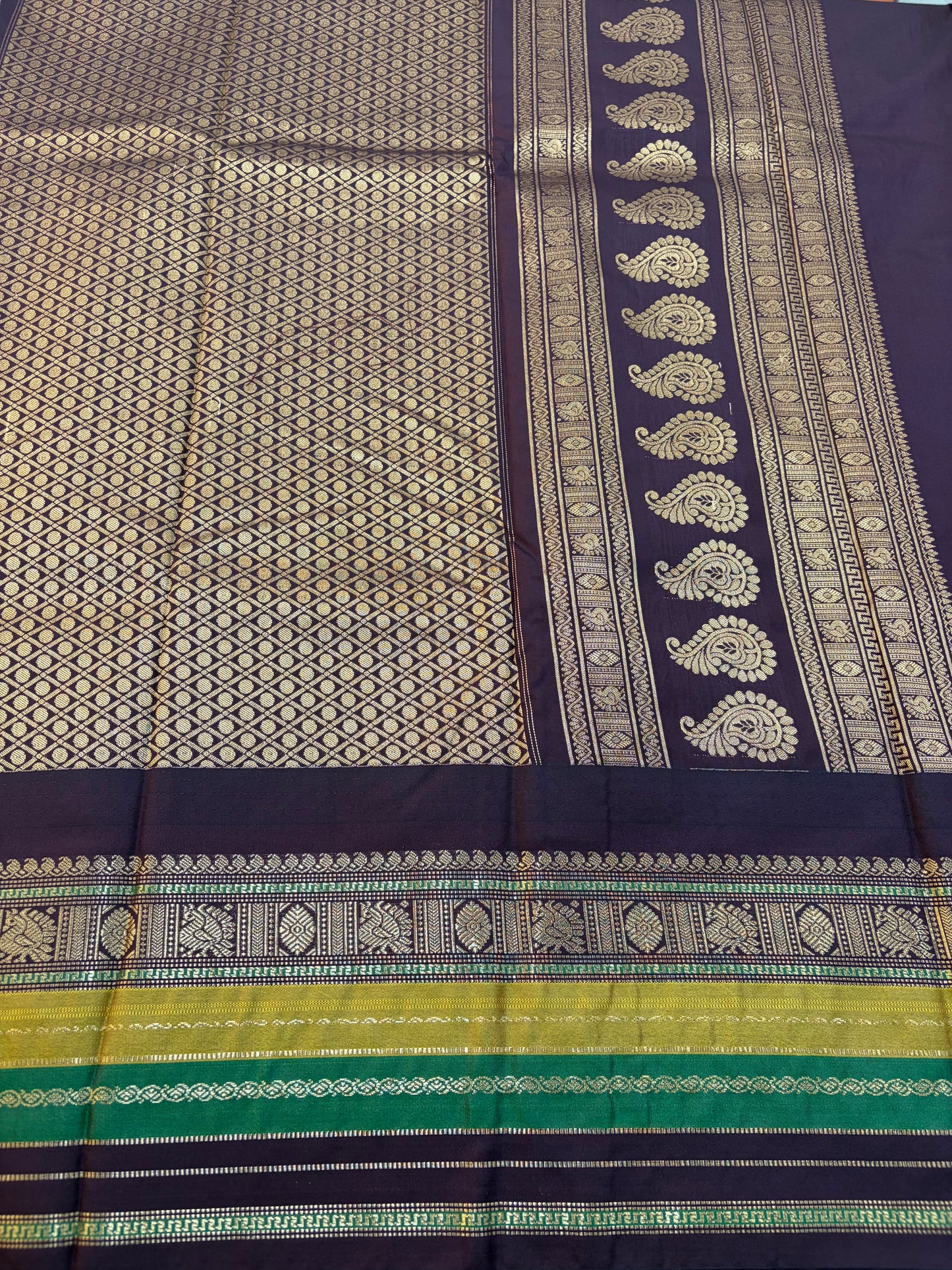 Semi Gadwal Silk Sareees