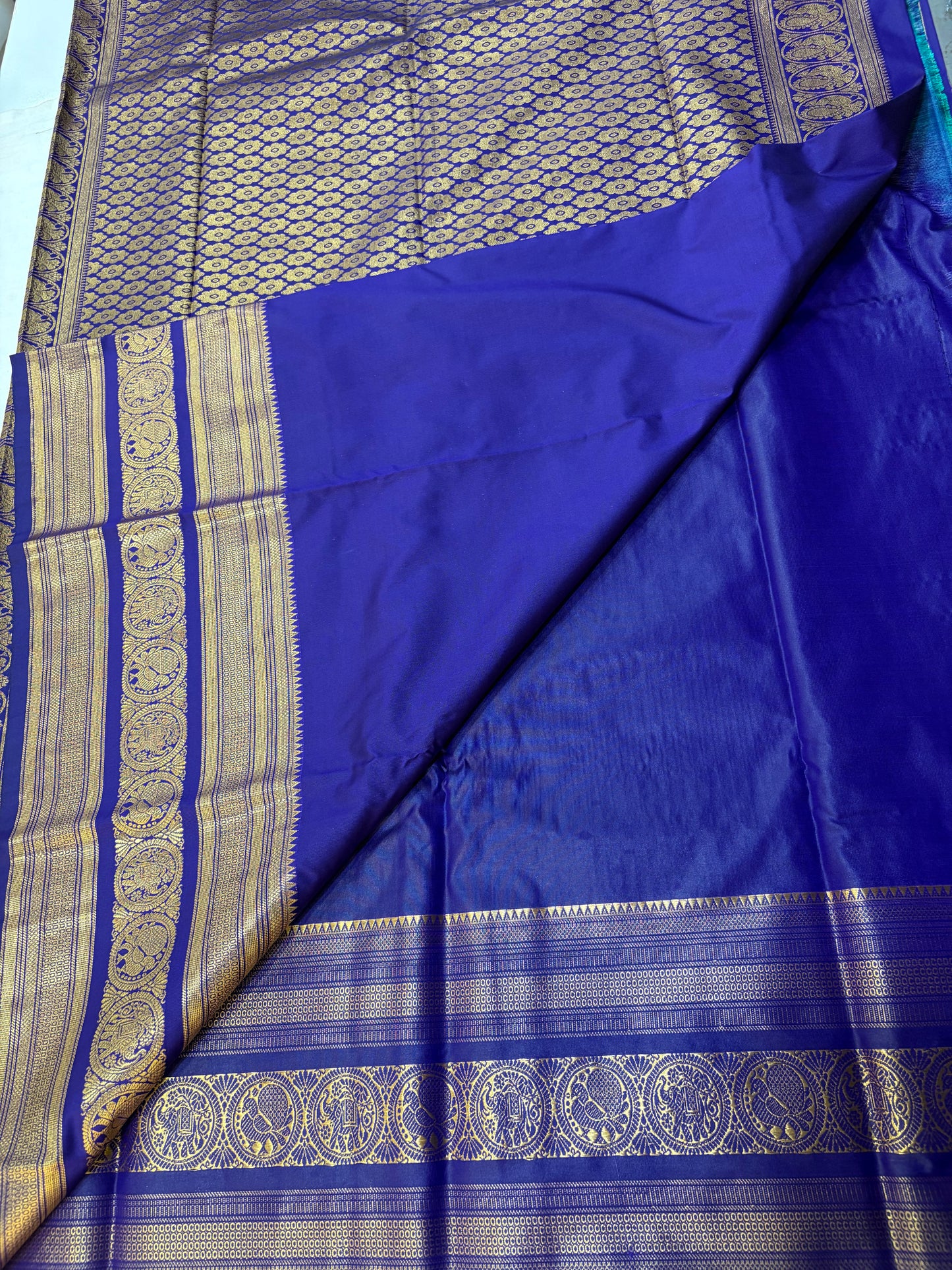 Semi Gadwal Silk Sareees
