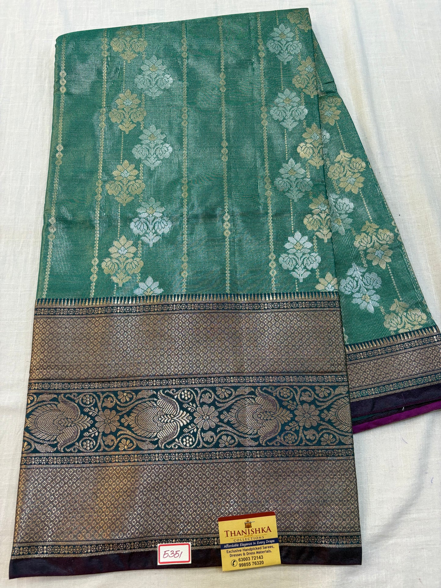 Tissue Semi Uppada Saree
