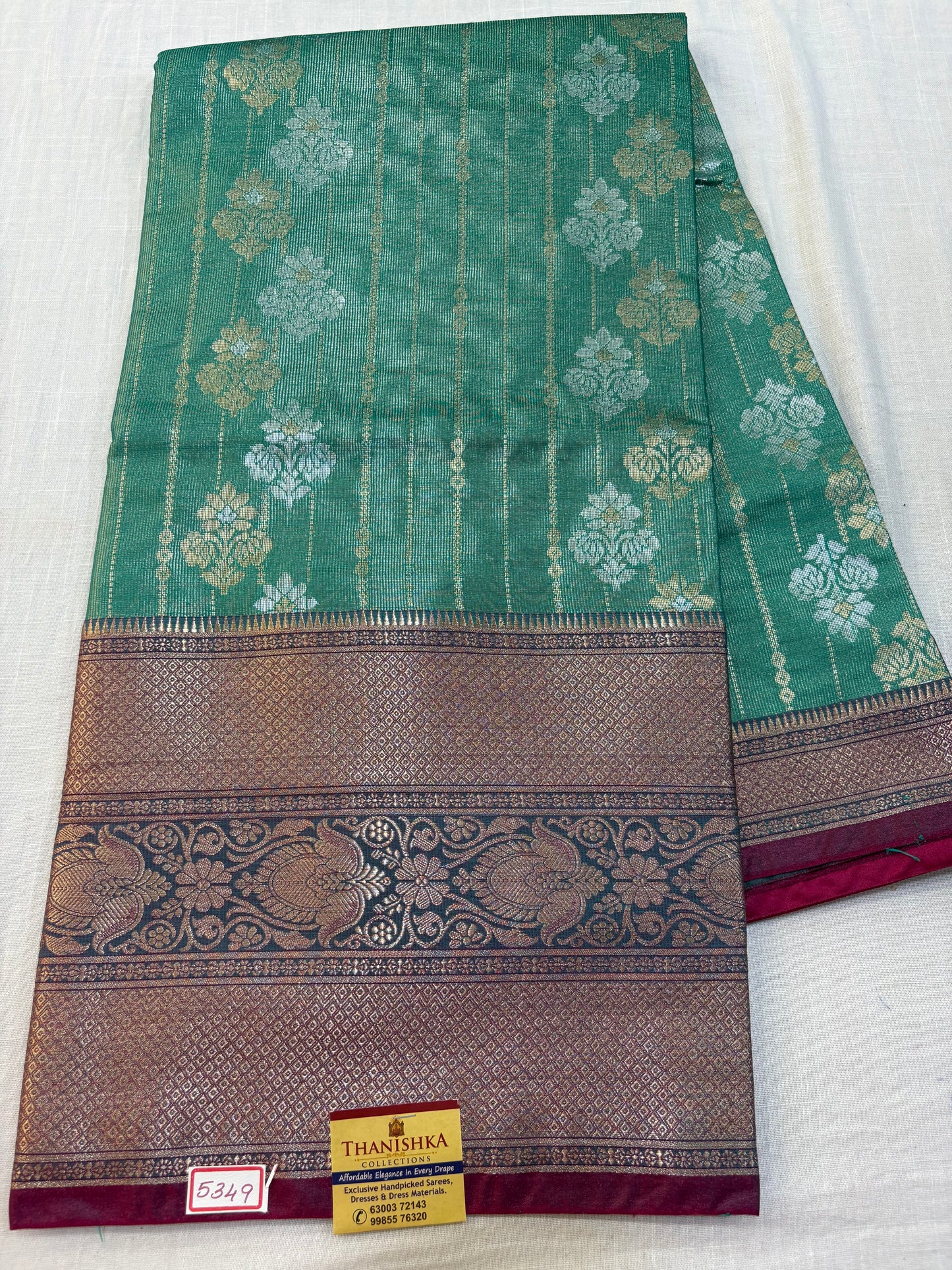 Tissue Semi Uppada Saree