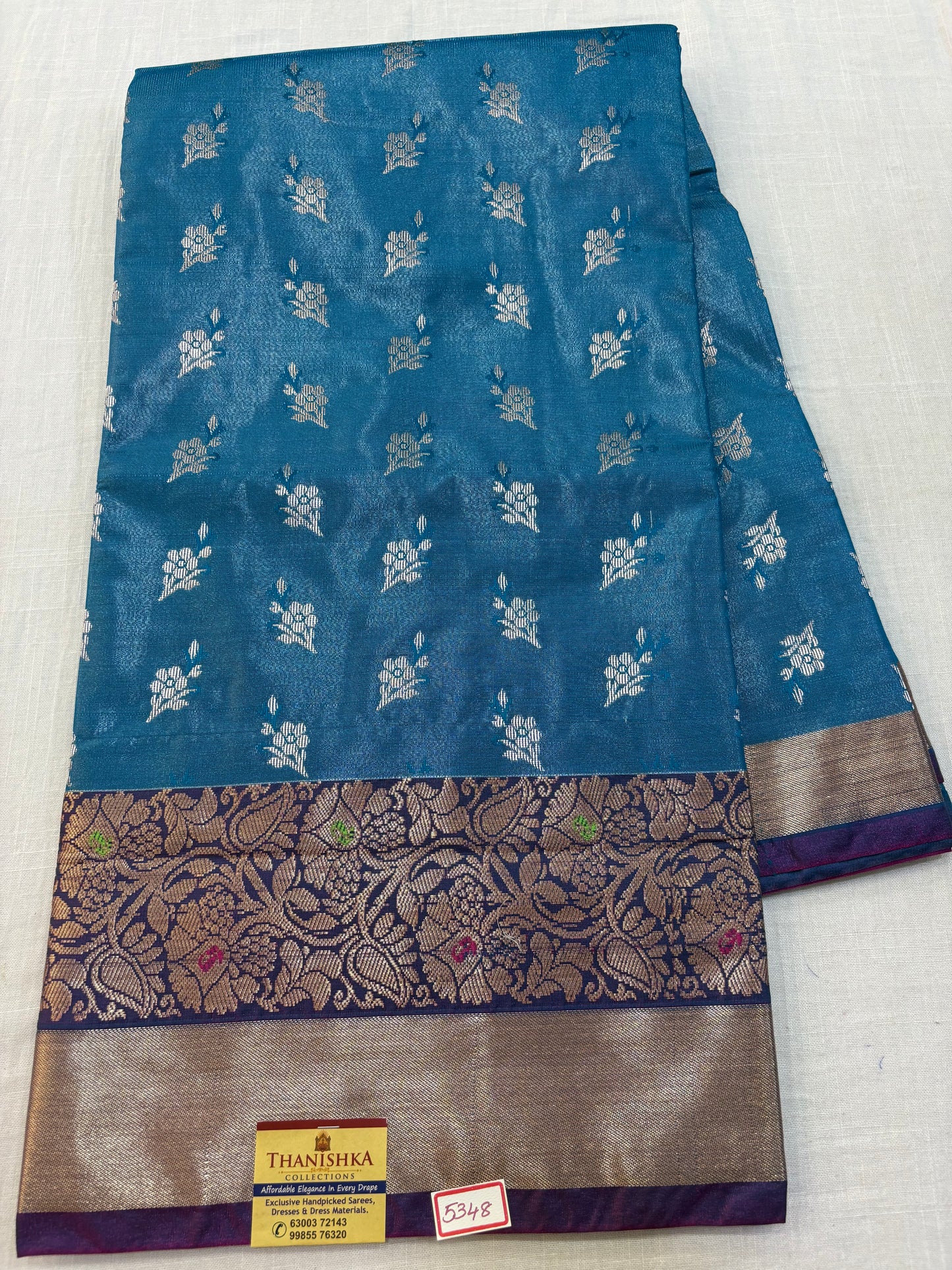 Tissue Semi Uppada Saree