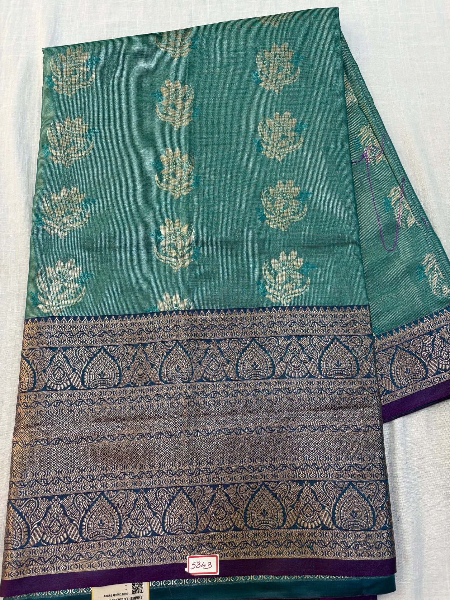 Tissue Semi Uppada Saree