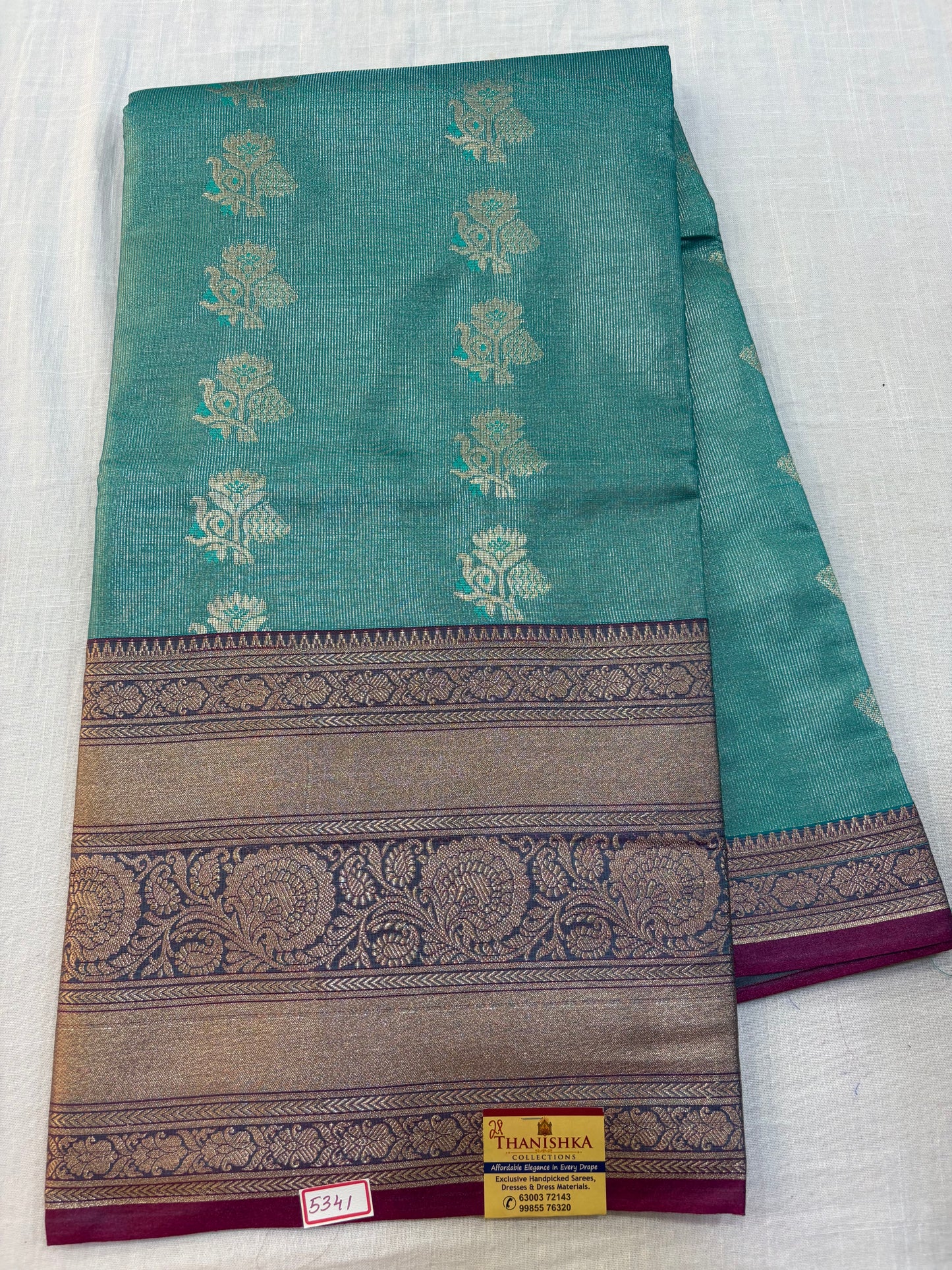 Tissue Semi Uppada Saree