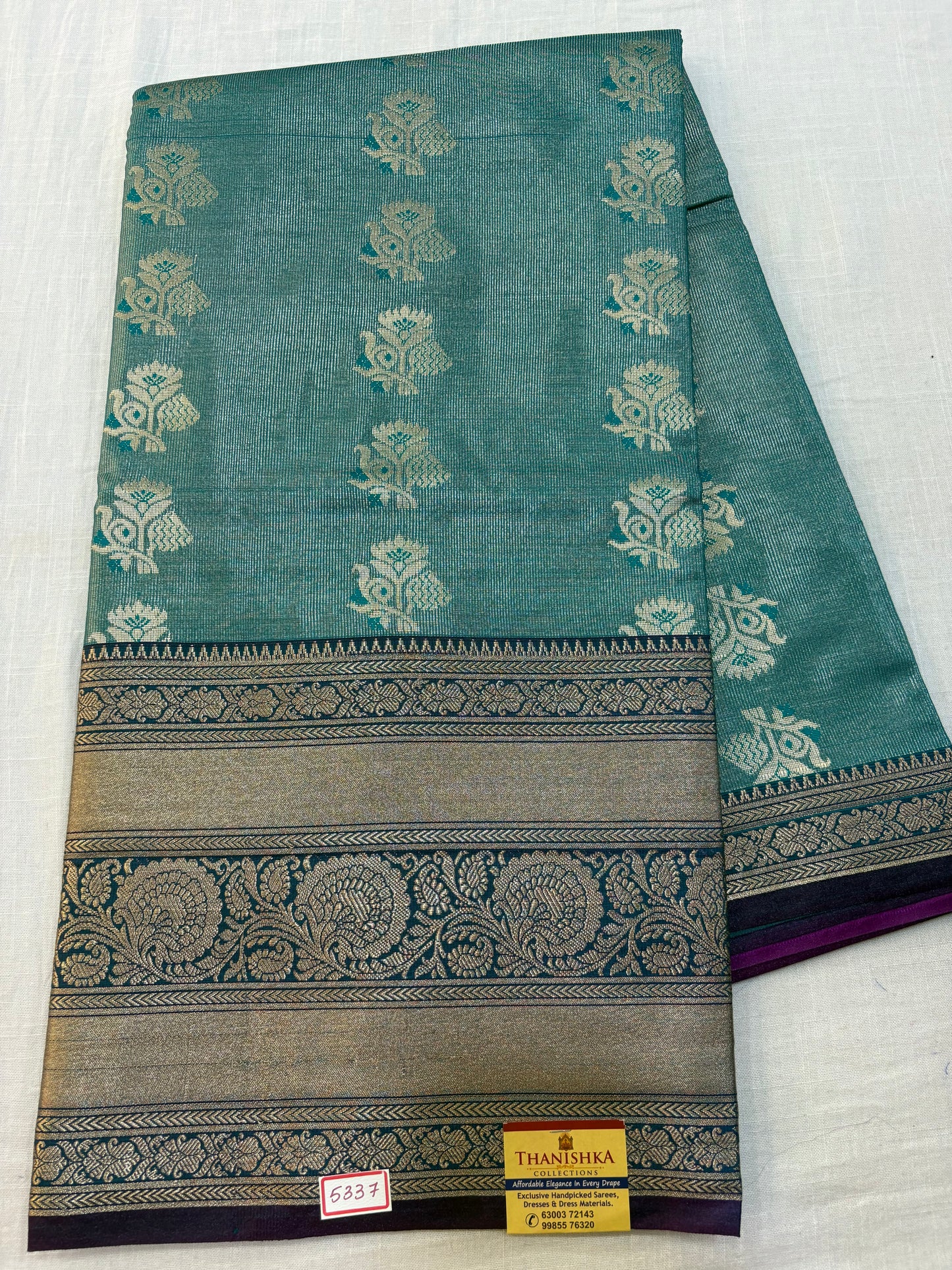 Tissue Semi Uppada Saree
