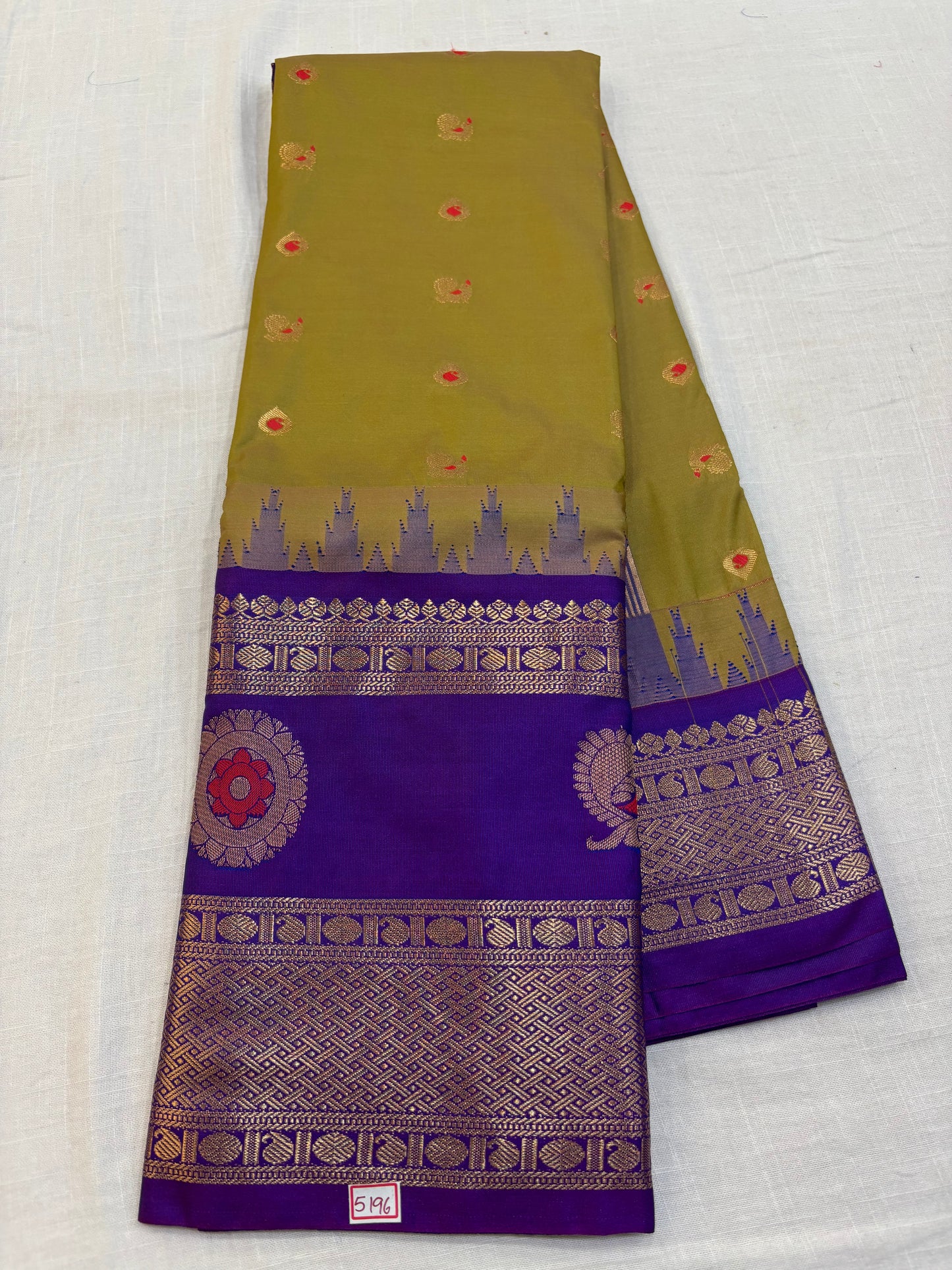 Semi Gadwal Silk Saree
