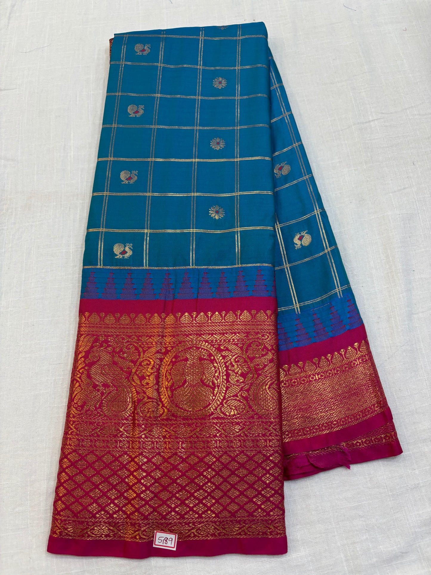 Semi Gadwal Silk Saree