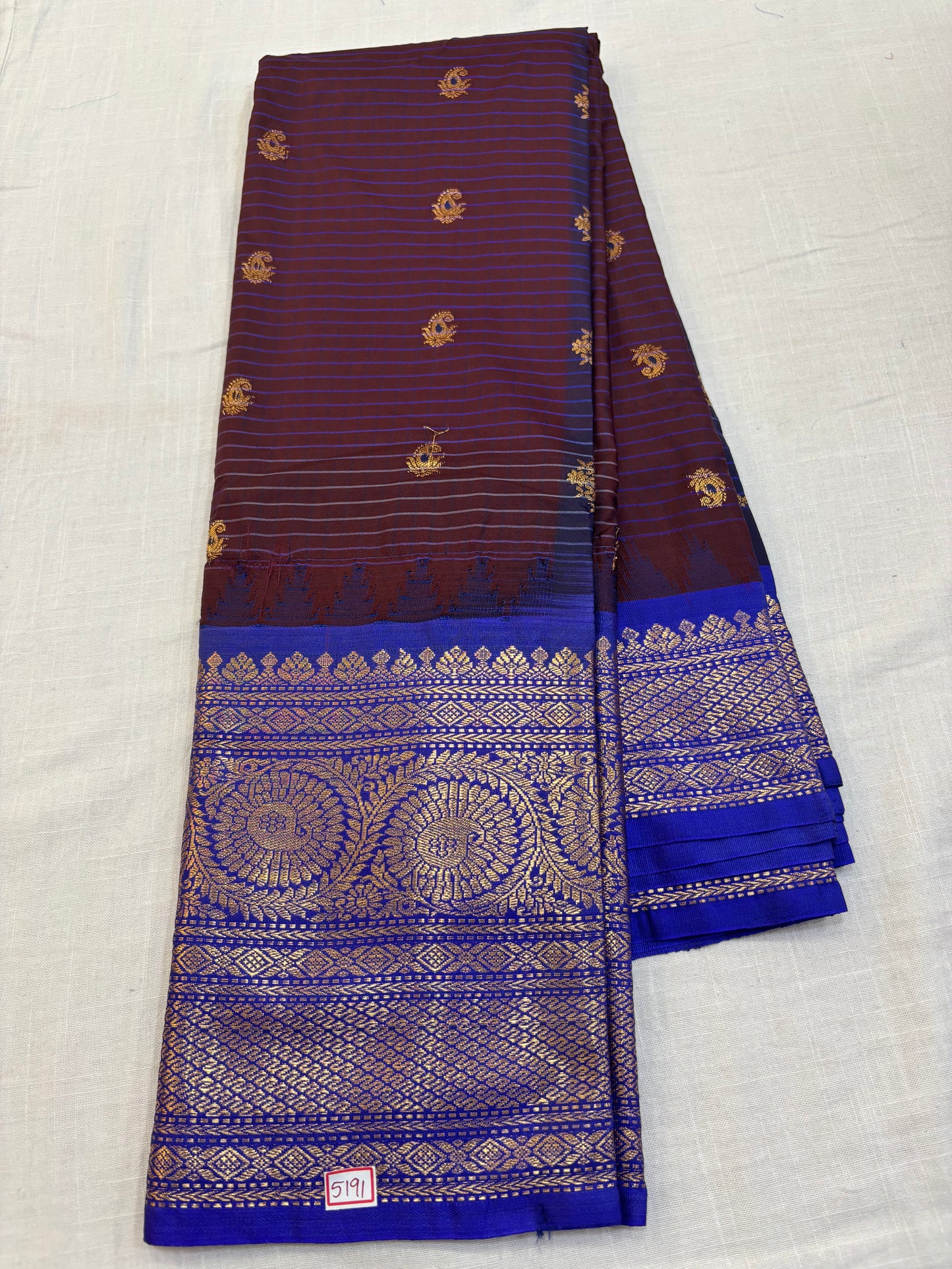 Semi Gadwal Silk Saree