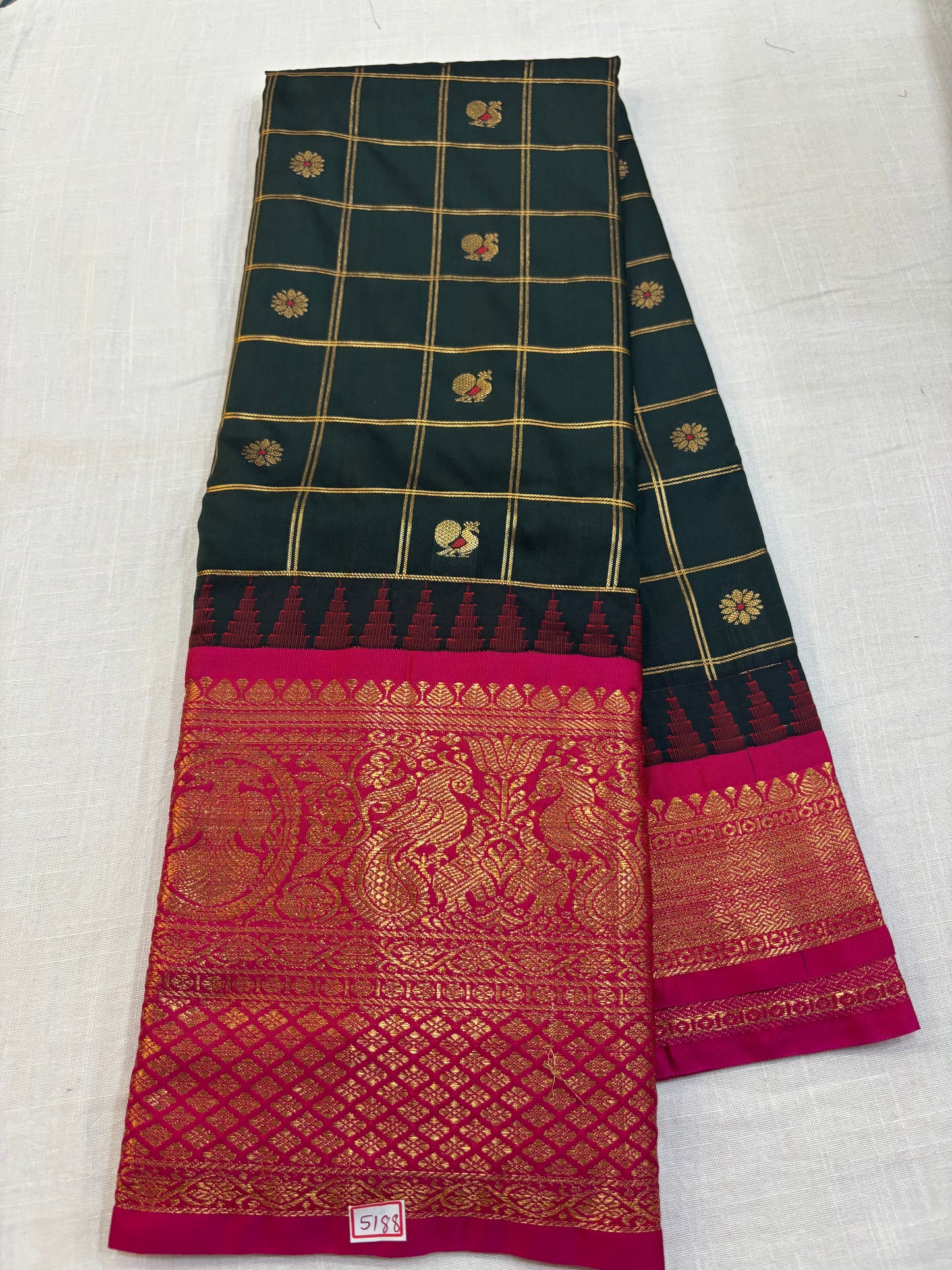 Semi Gadwal Silk Saree