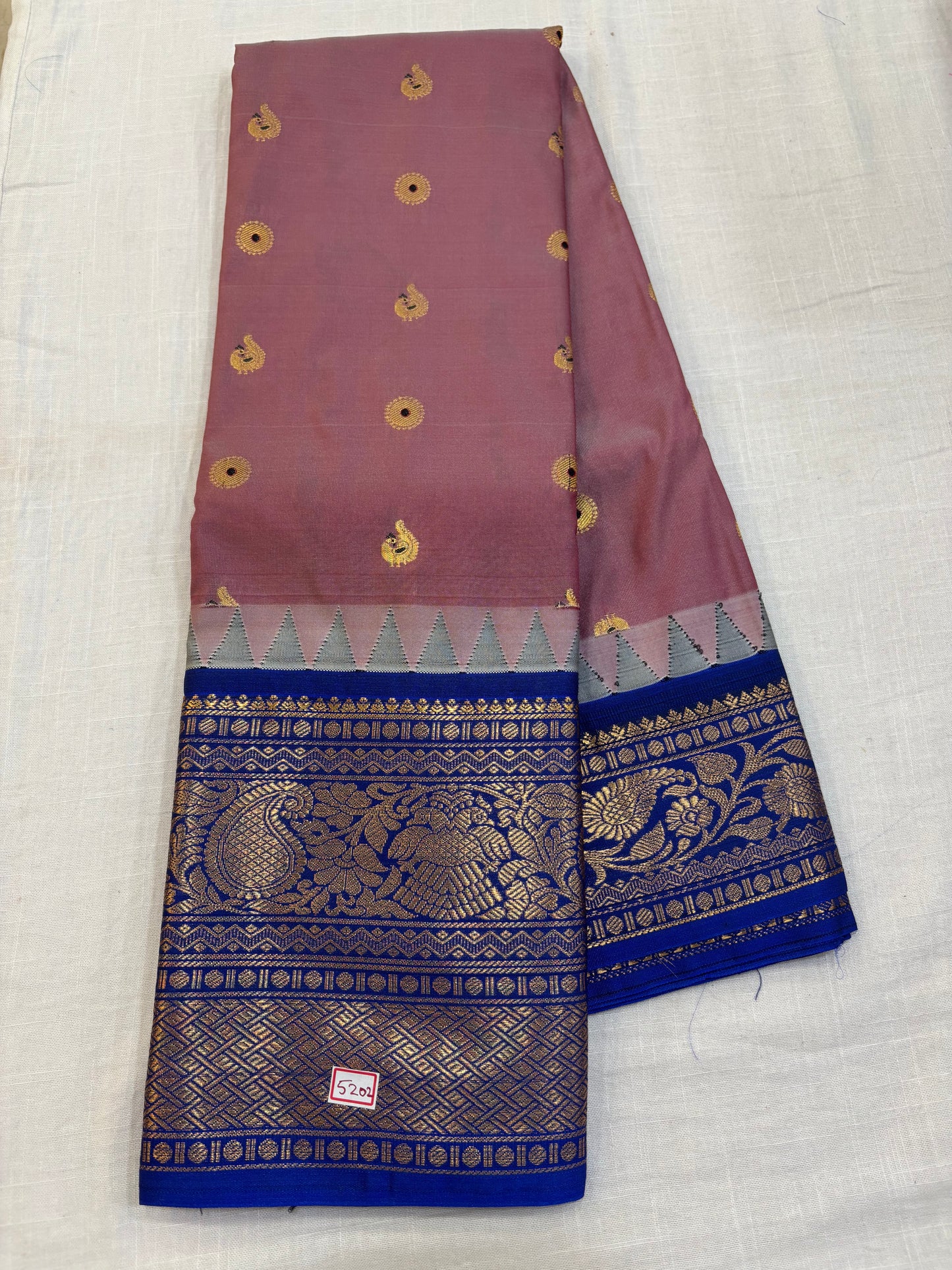 Semi Gadwal Silk Saree