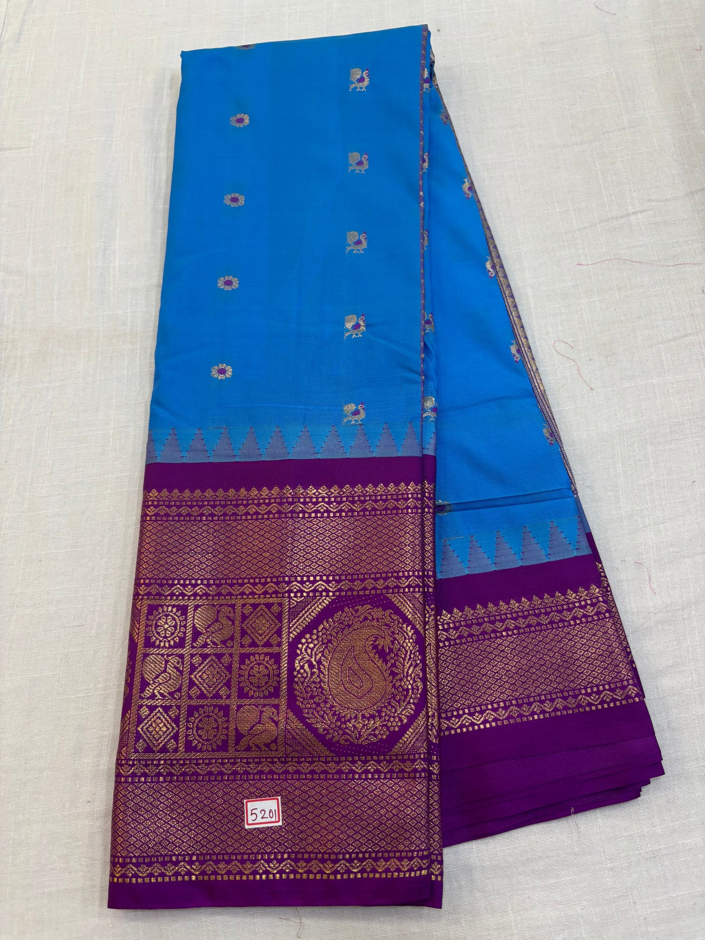 Semi Gadwal Silk Saree