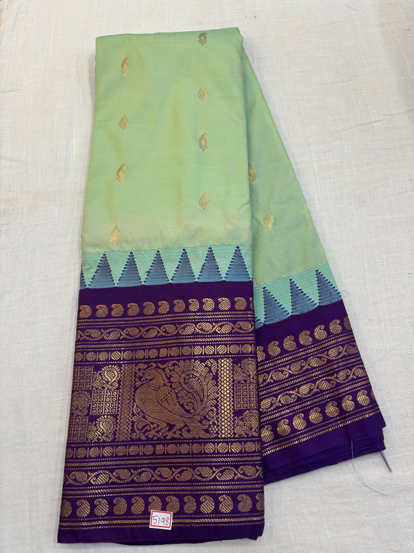 Semi Gadwal Silk Saree
