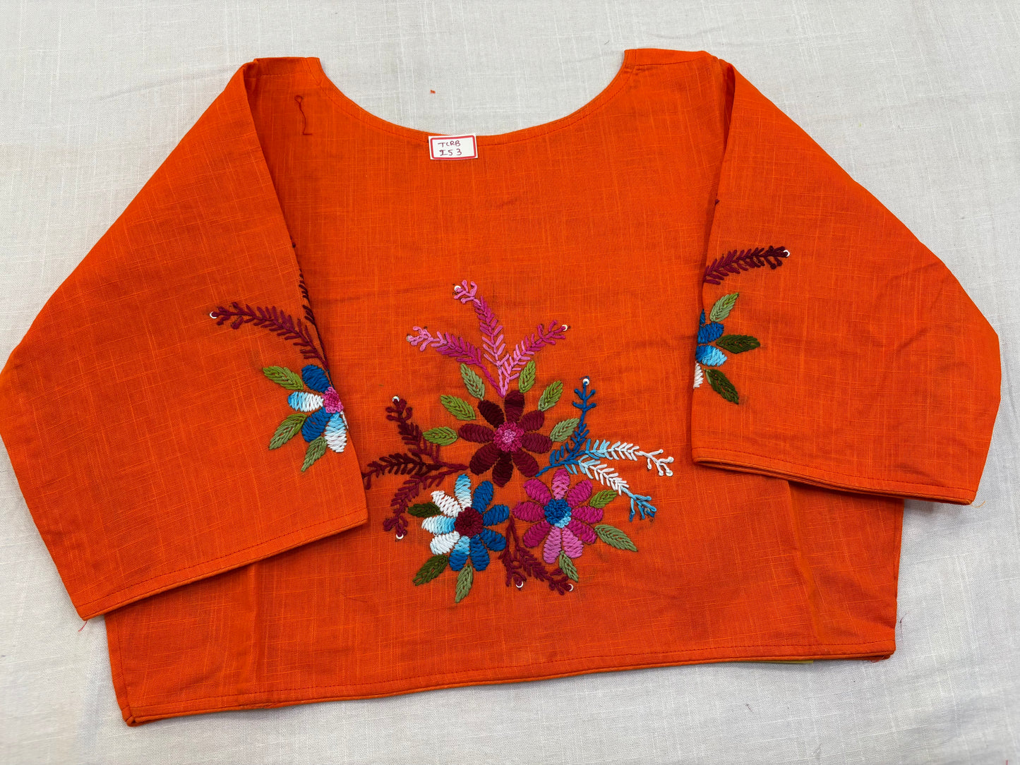 High Neck ReadyMade Blouse