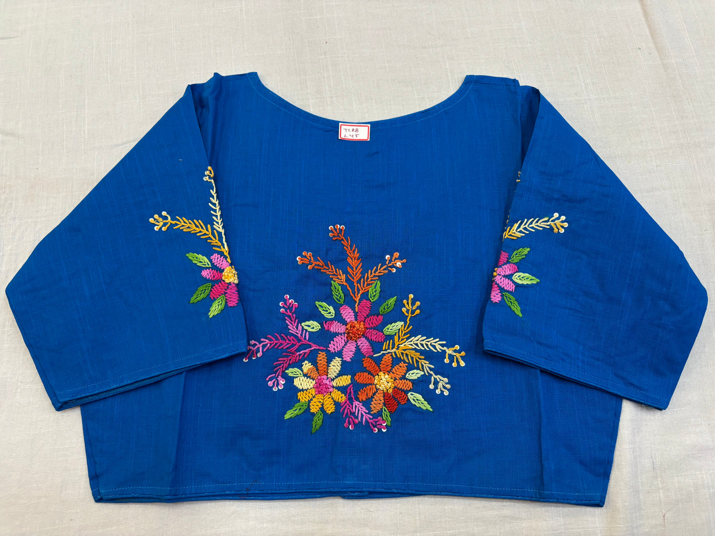 High Neck ReadyMade Blouse