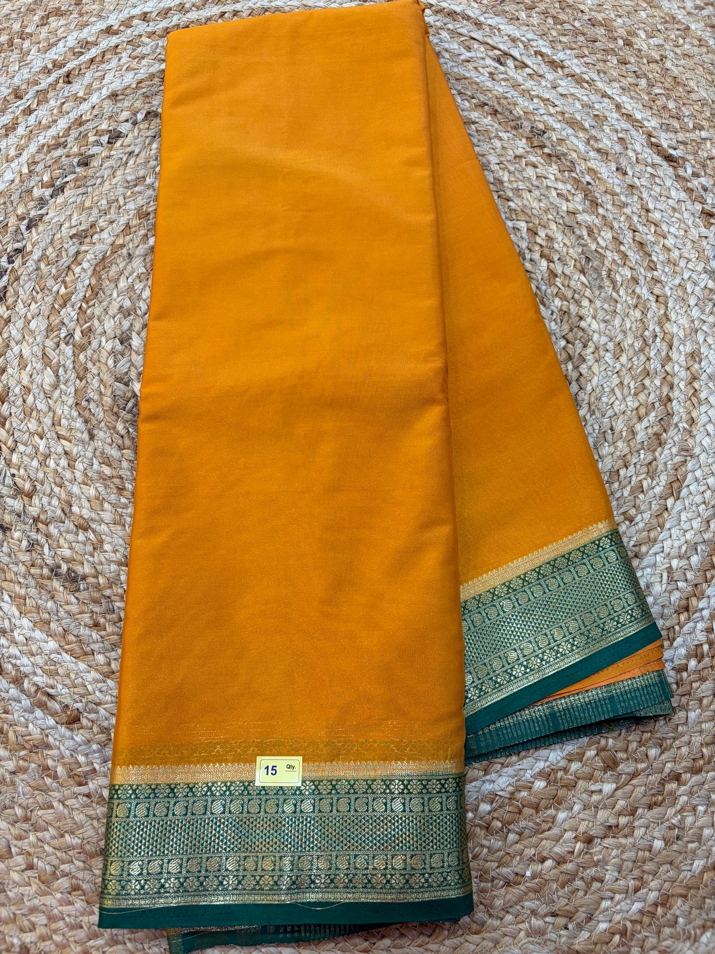 Mysore Crepe Small Borders C15