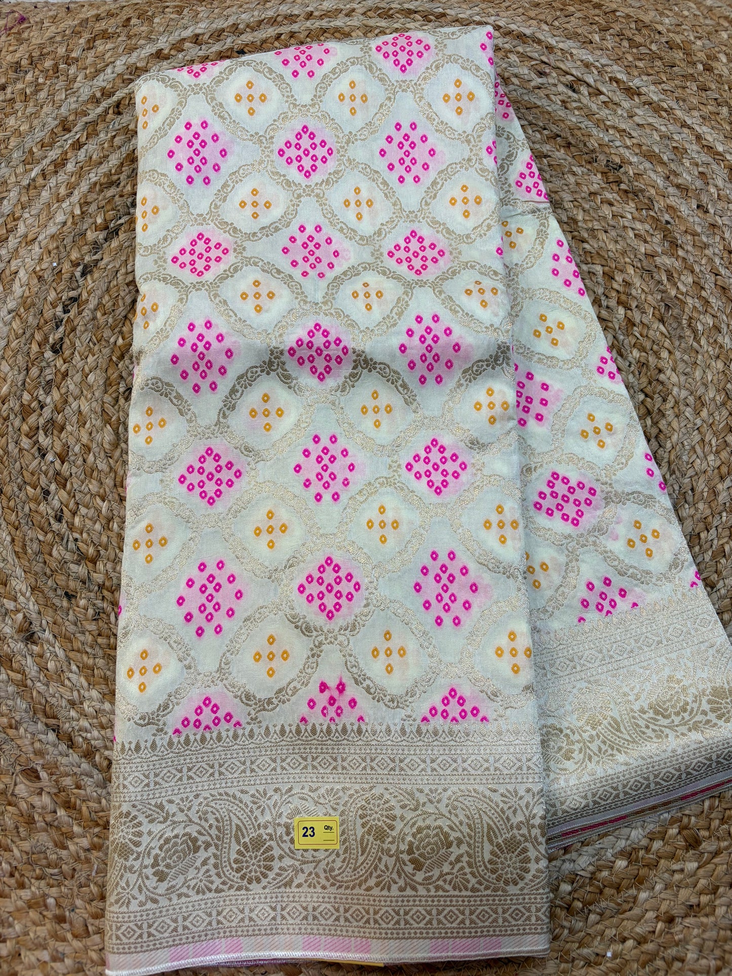 Russian Crepe saree Bandini Design C23