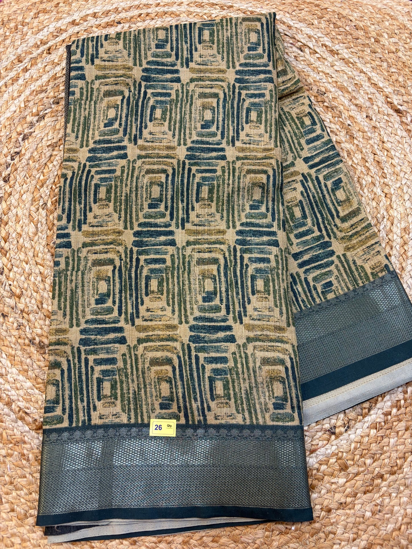 Chanderi Digital Printed Saree C26