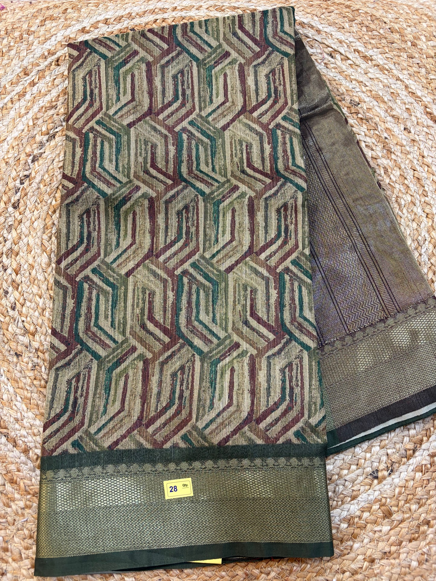 Chanderi Digital Printed Saree C28