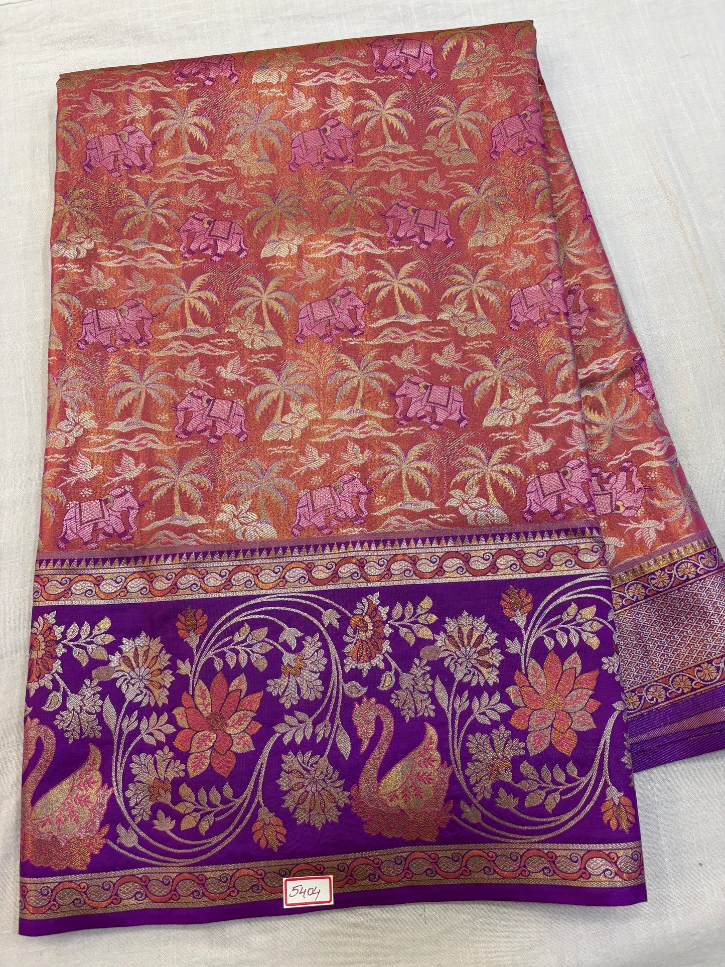 Meenakari Semi Kanchi Pattu Sarees
