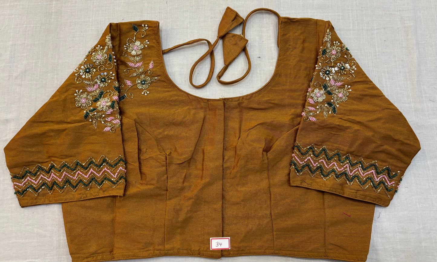 Raw Silk Maggam work blouses