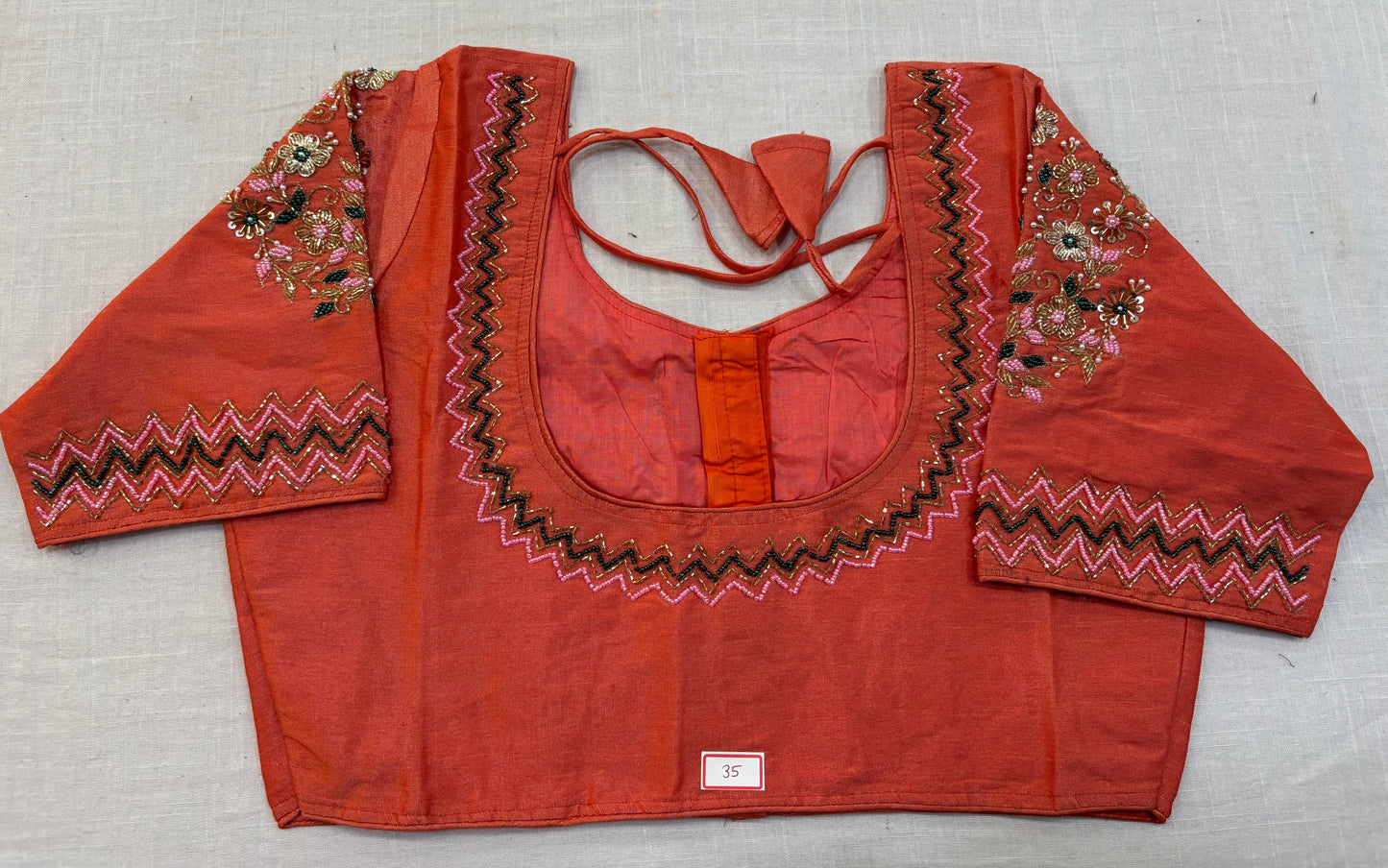 Raw Silk Maggam work blouses