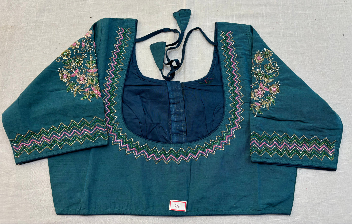 Raw Silk Maggam work blouses