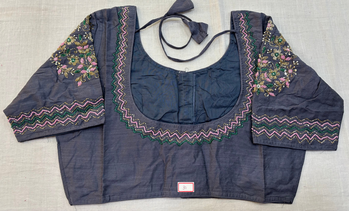 Raw Silk Maggam work blouses