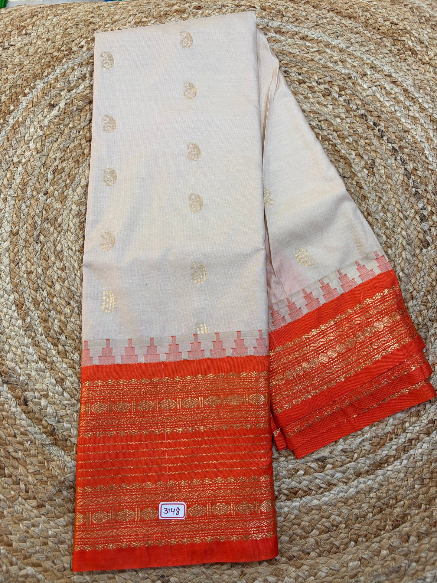 Semi Gadwal Silk Saree