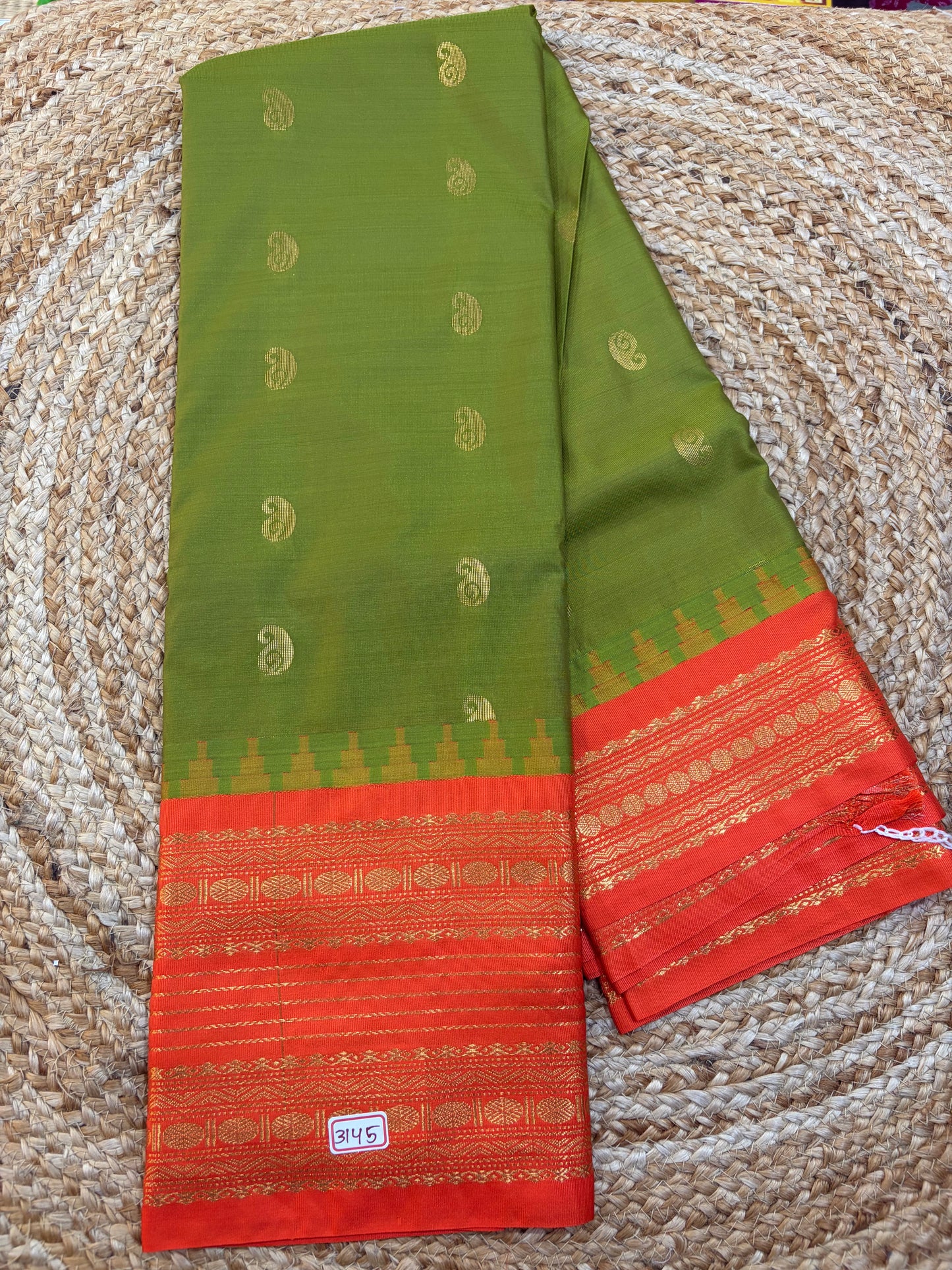 Semi Gadwal Silk Saree