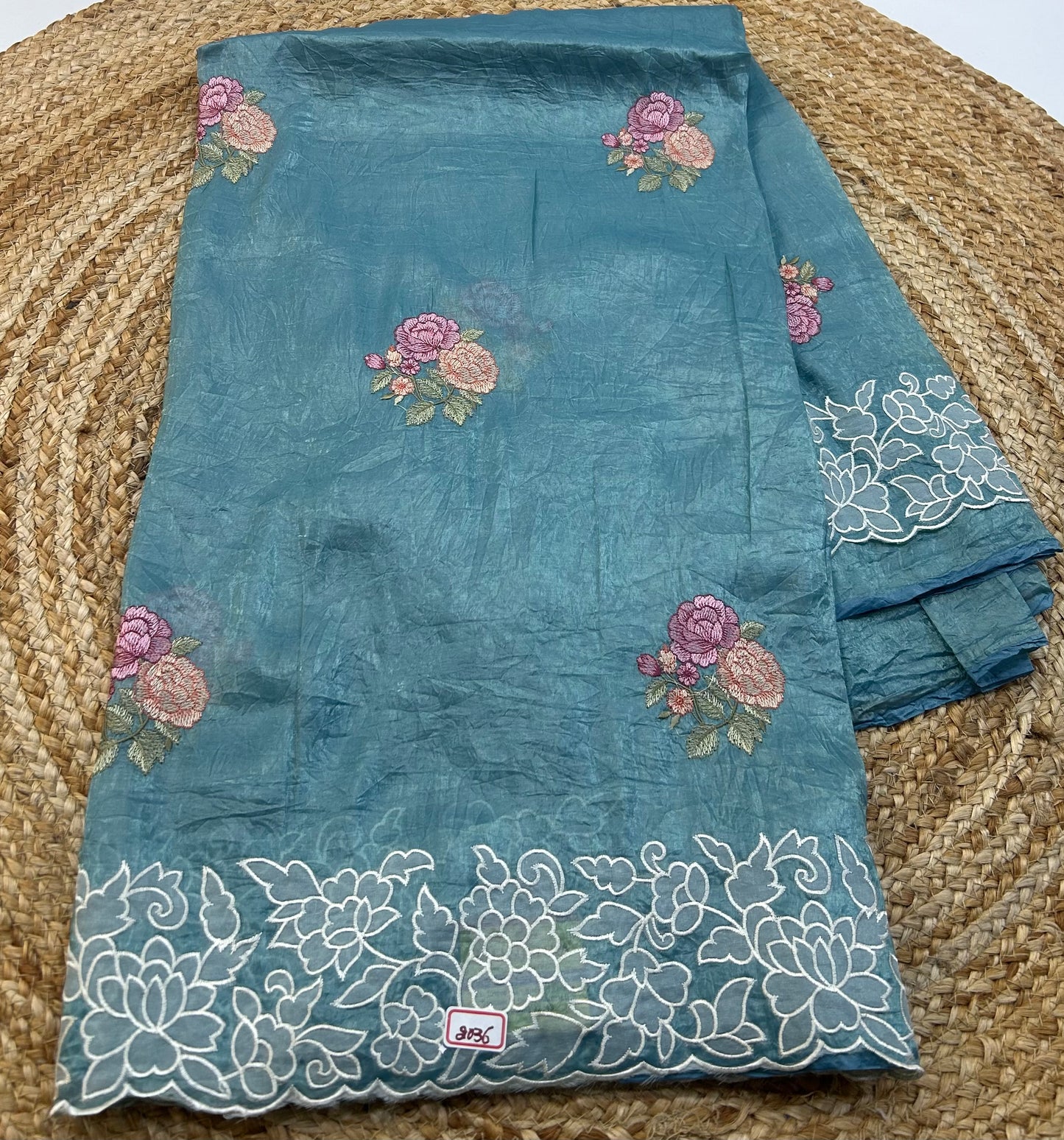 Soft Organza Embroidery Sarees