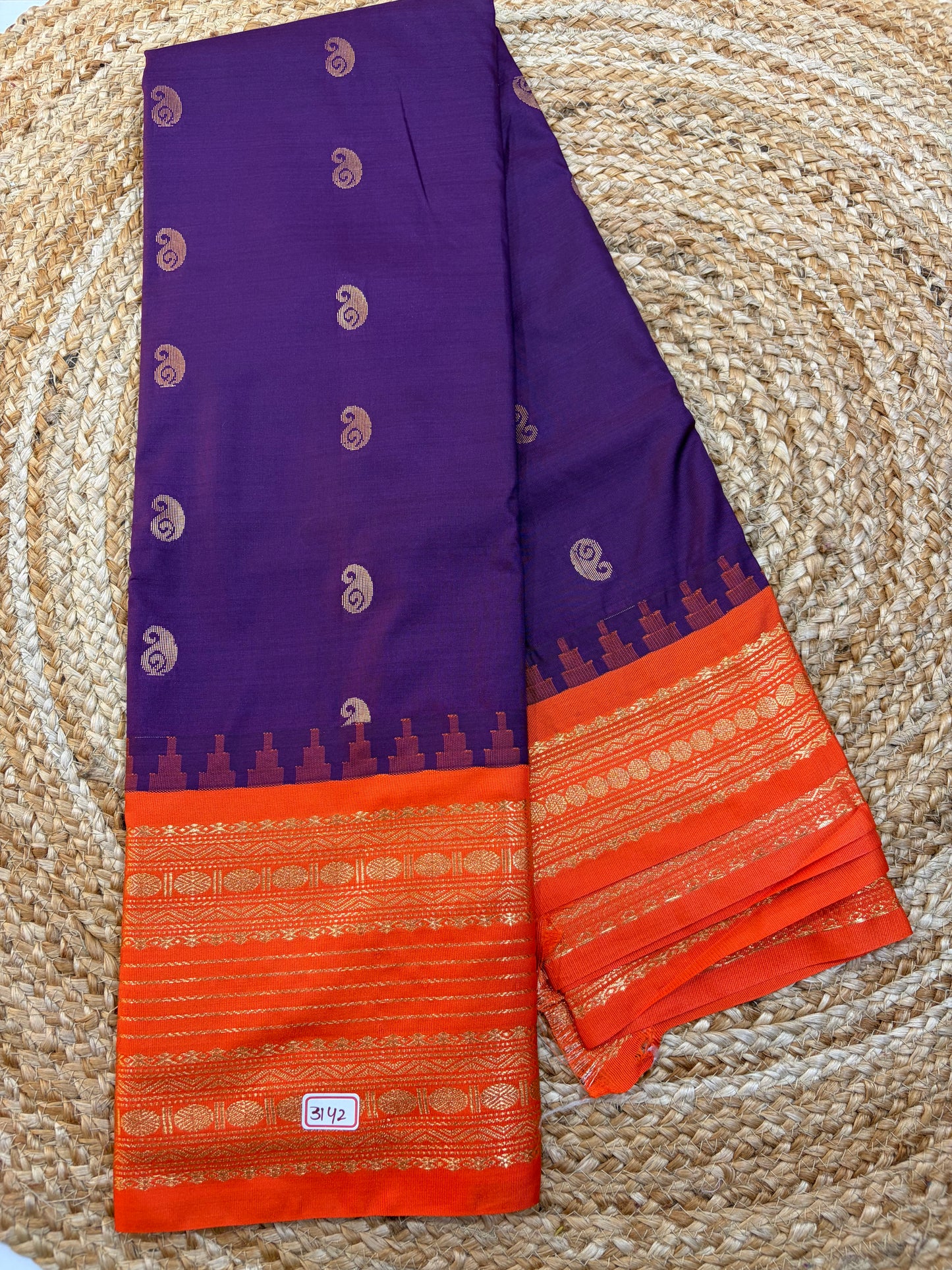 Semi Gadwal Silk Saree