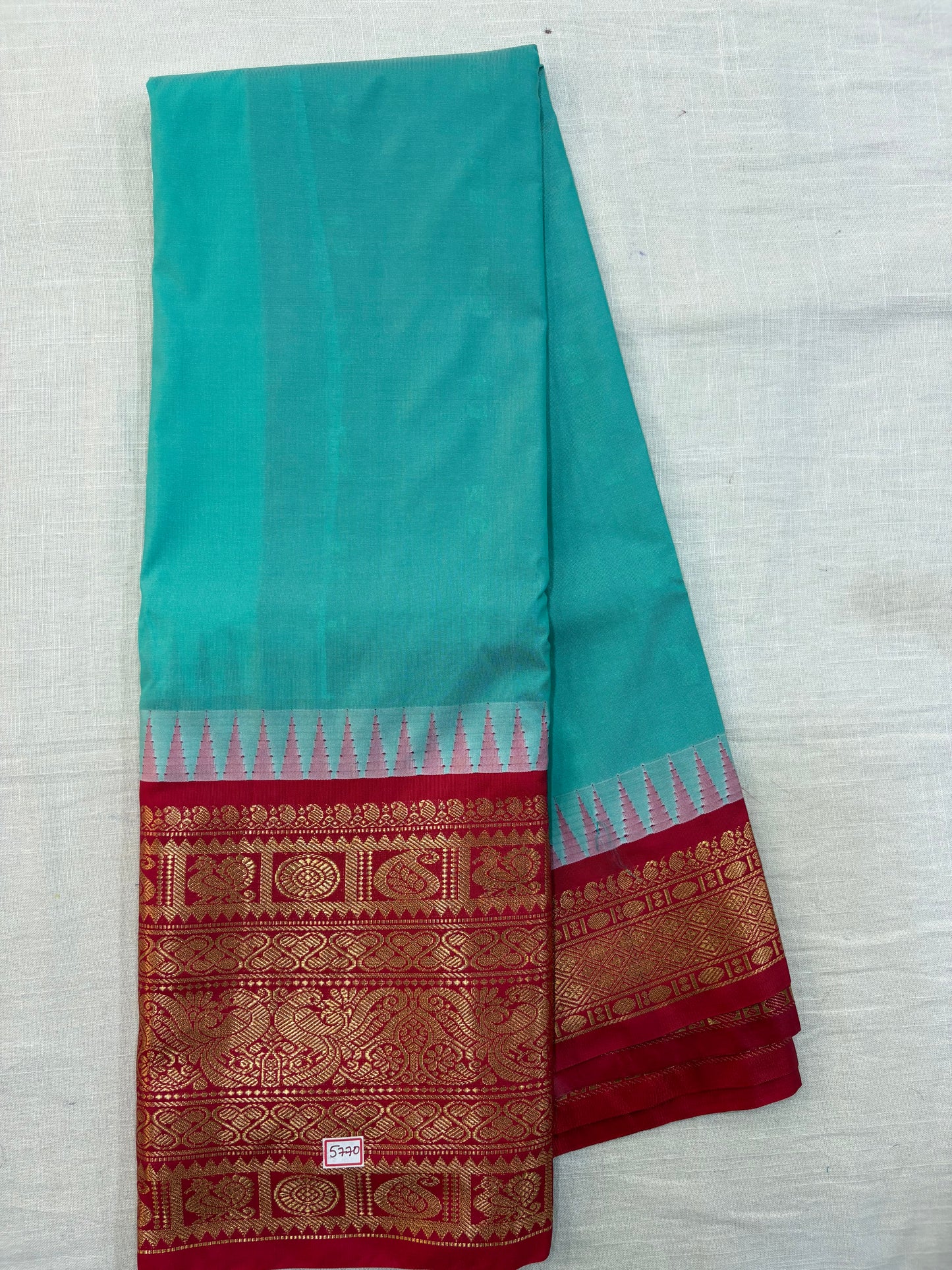 Semi Gadwal Silk Saree
