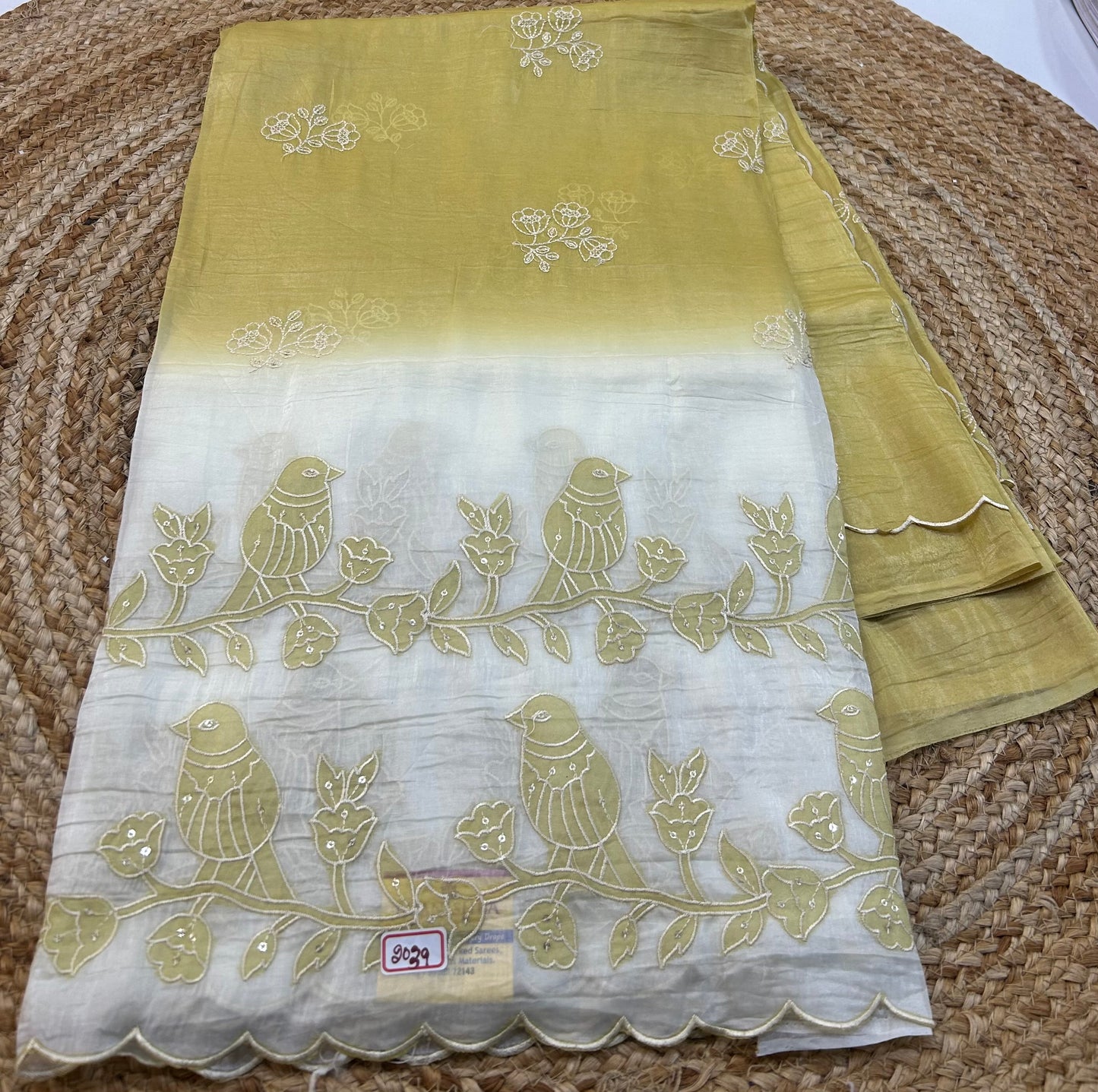 Soft Organza Embroidery Sarees