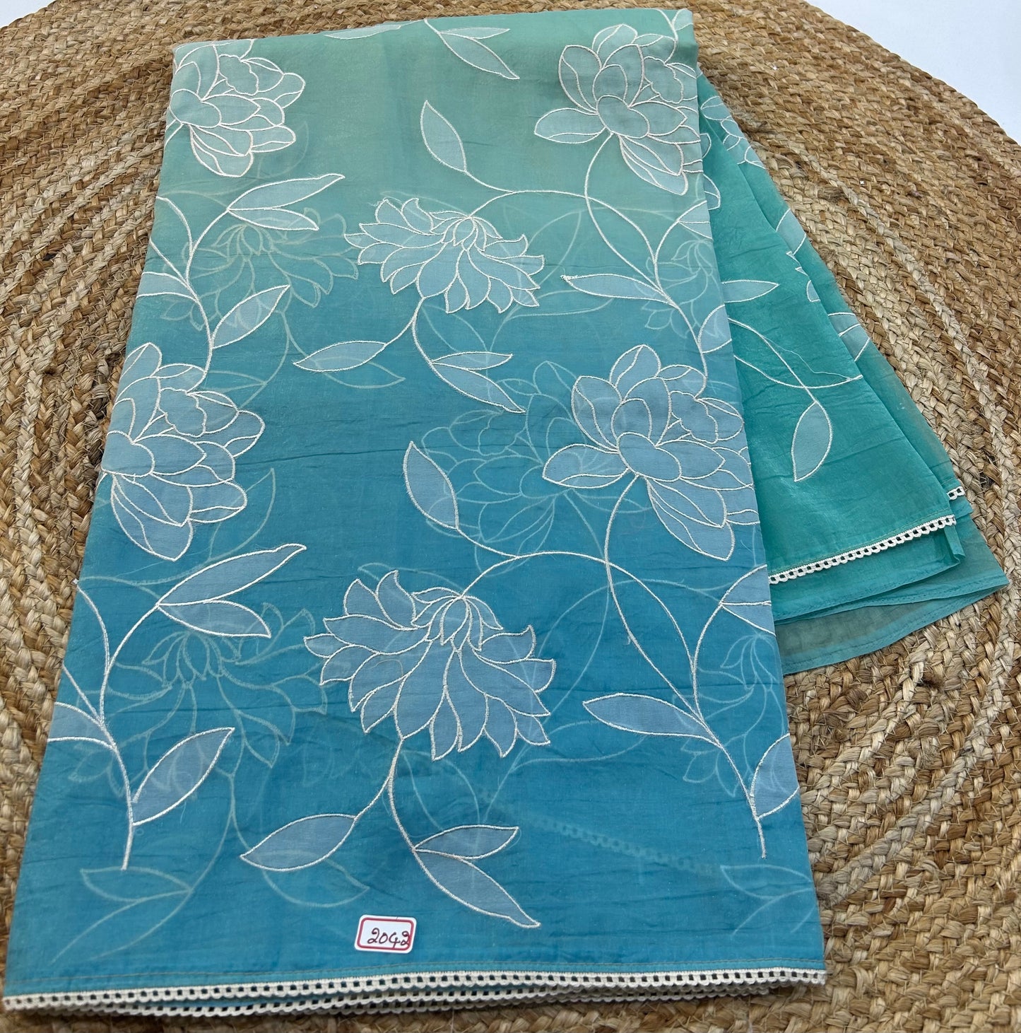 Soft Organza Embroidery Sarees