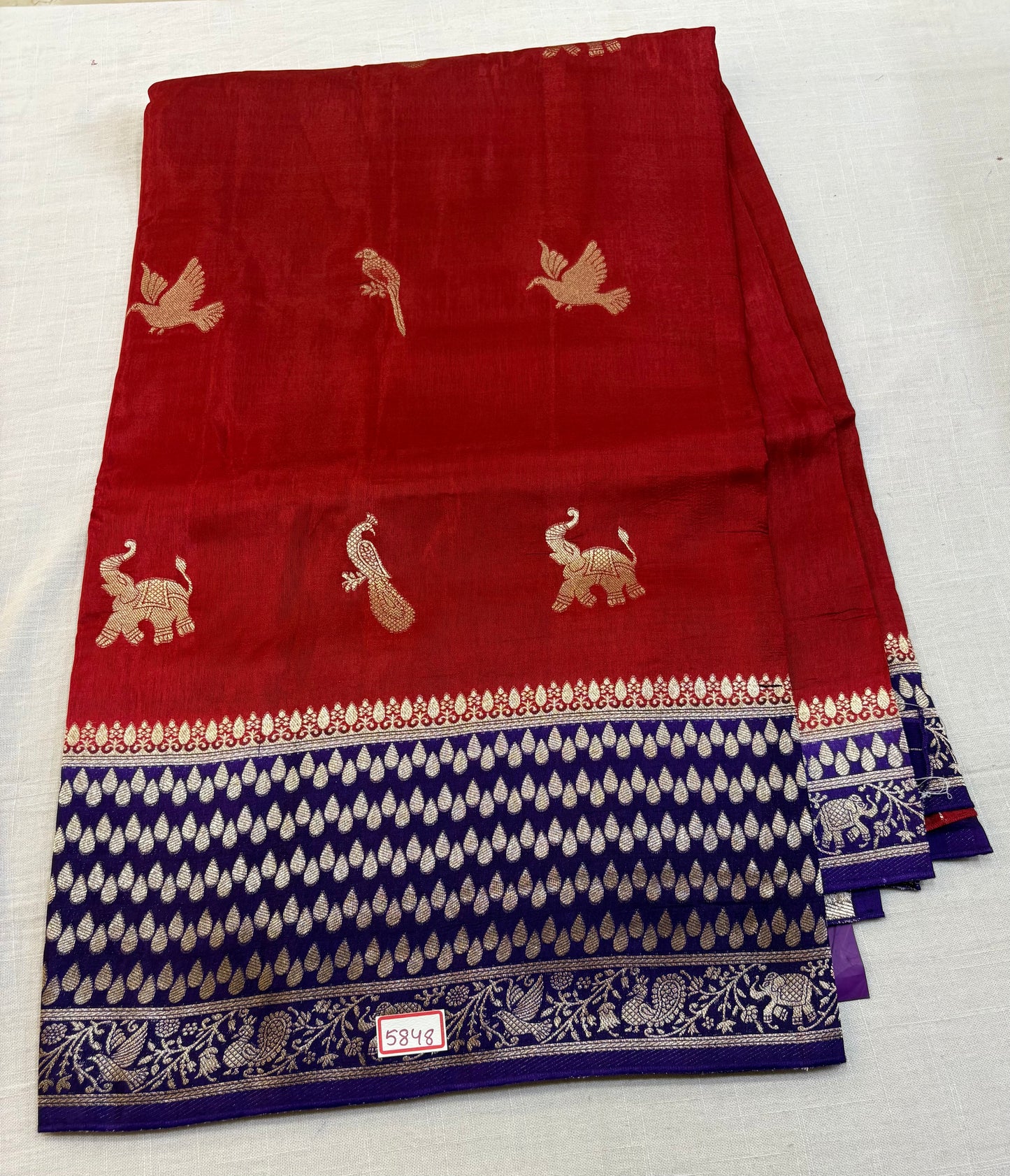 Russian Crepe saree