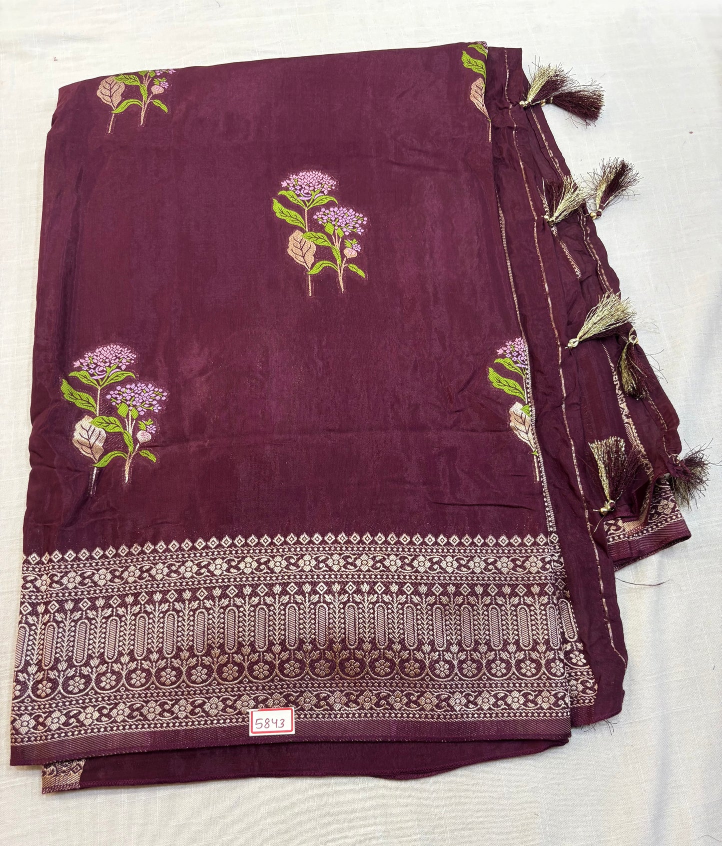 Russian Crepe saree