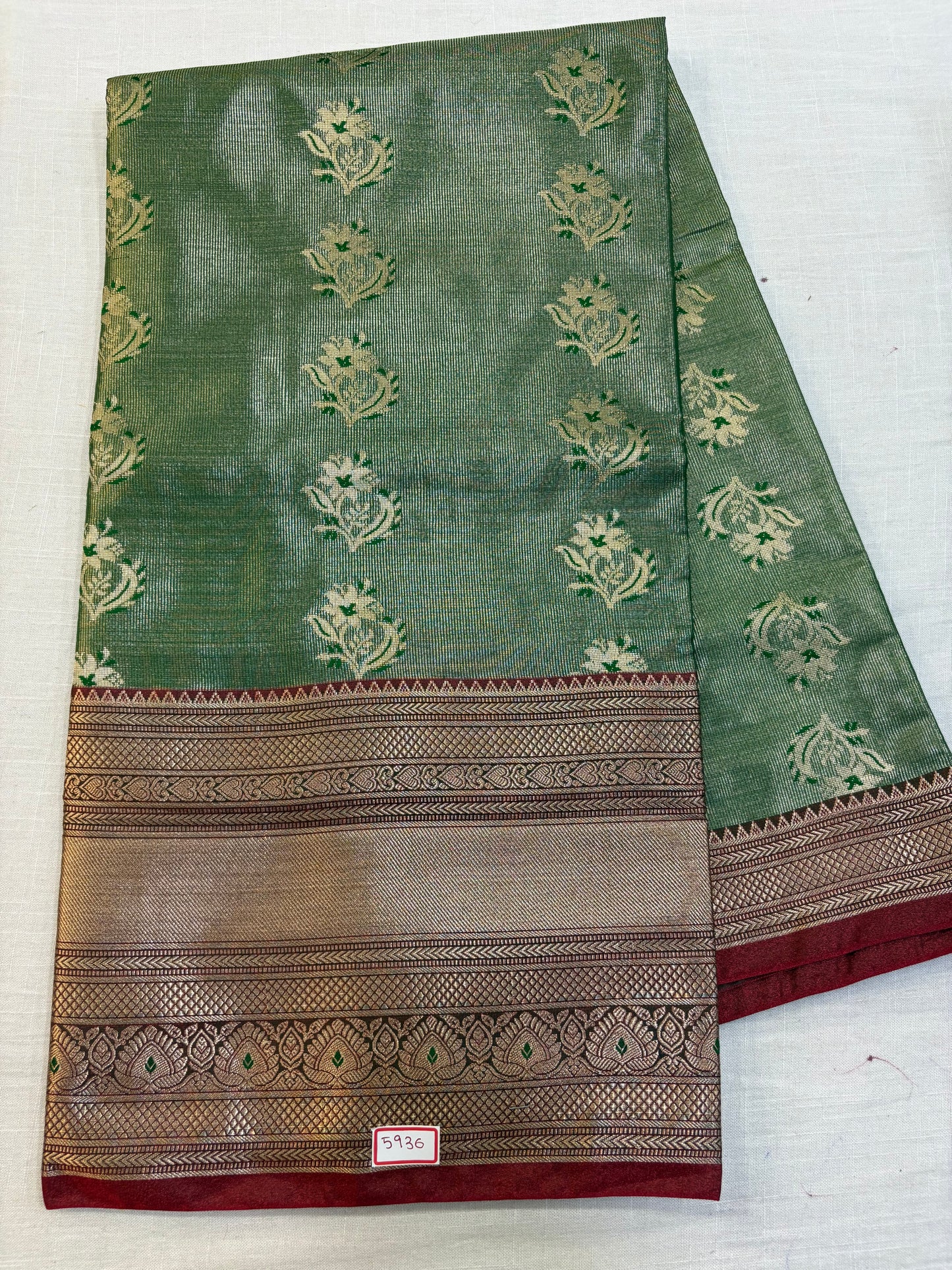 Tissue Semi Uppada Saree
