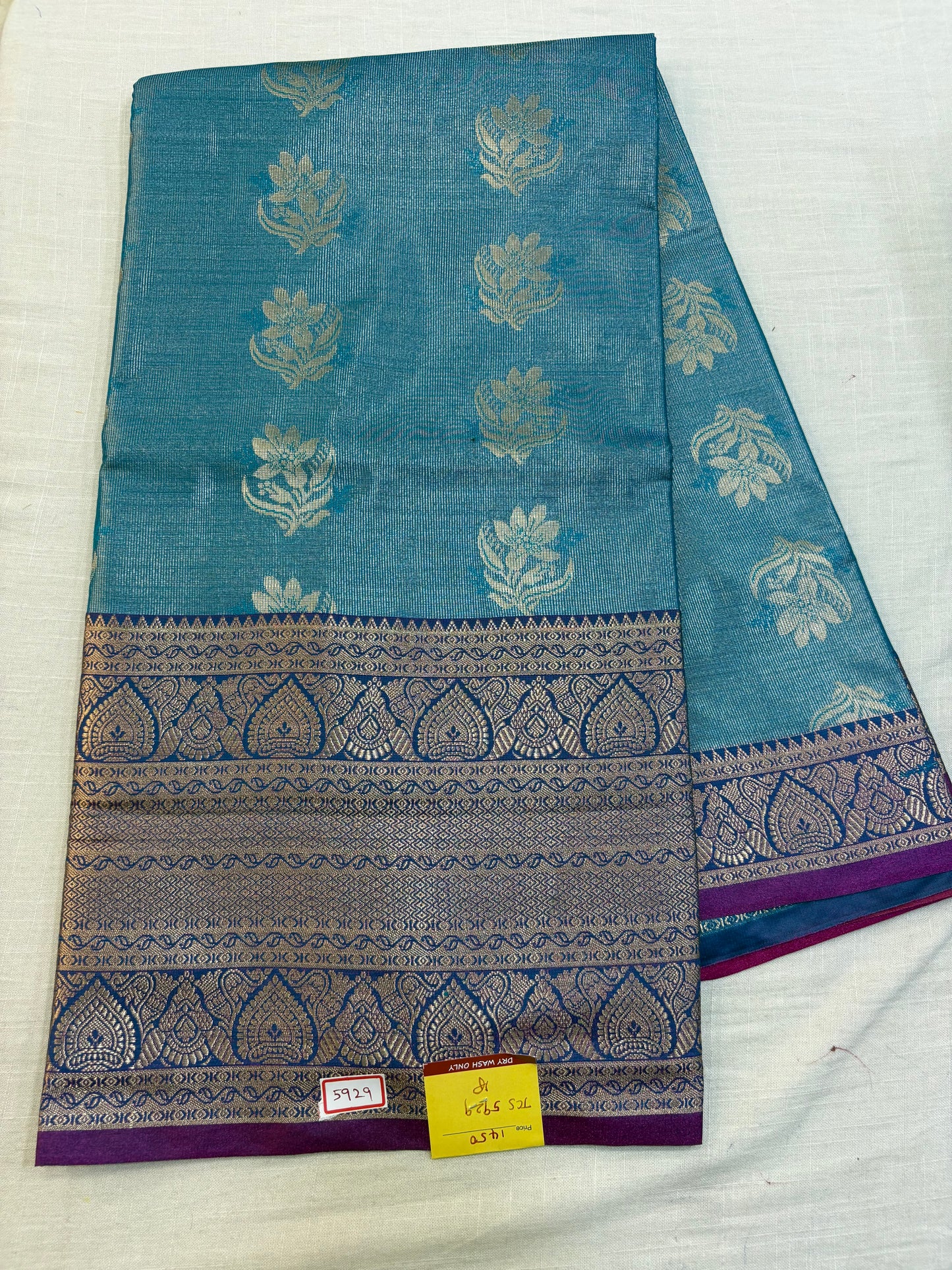 Tissue Semi Uppada Saree