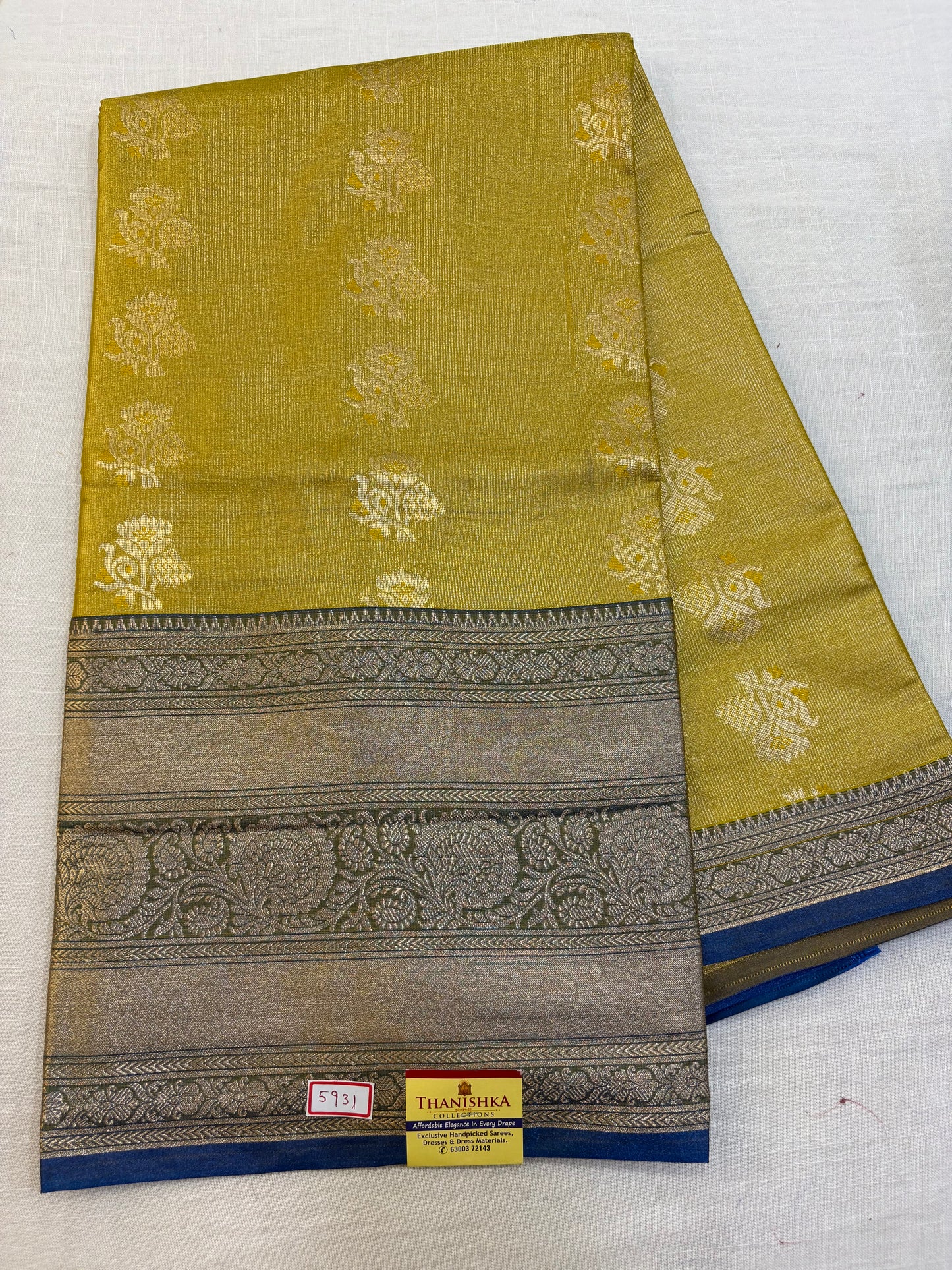 Tissue Semi Uppada Saree