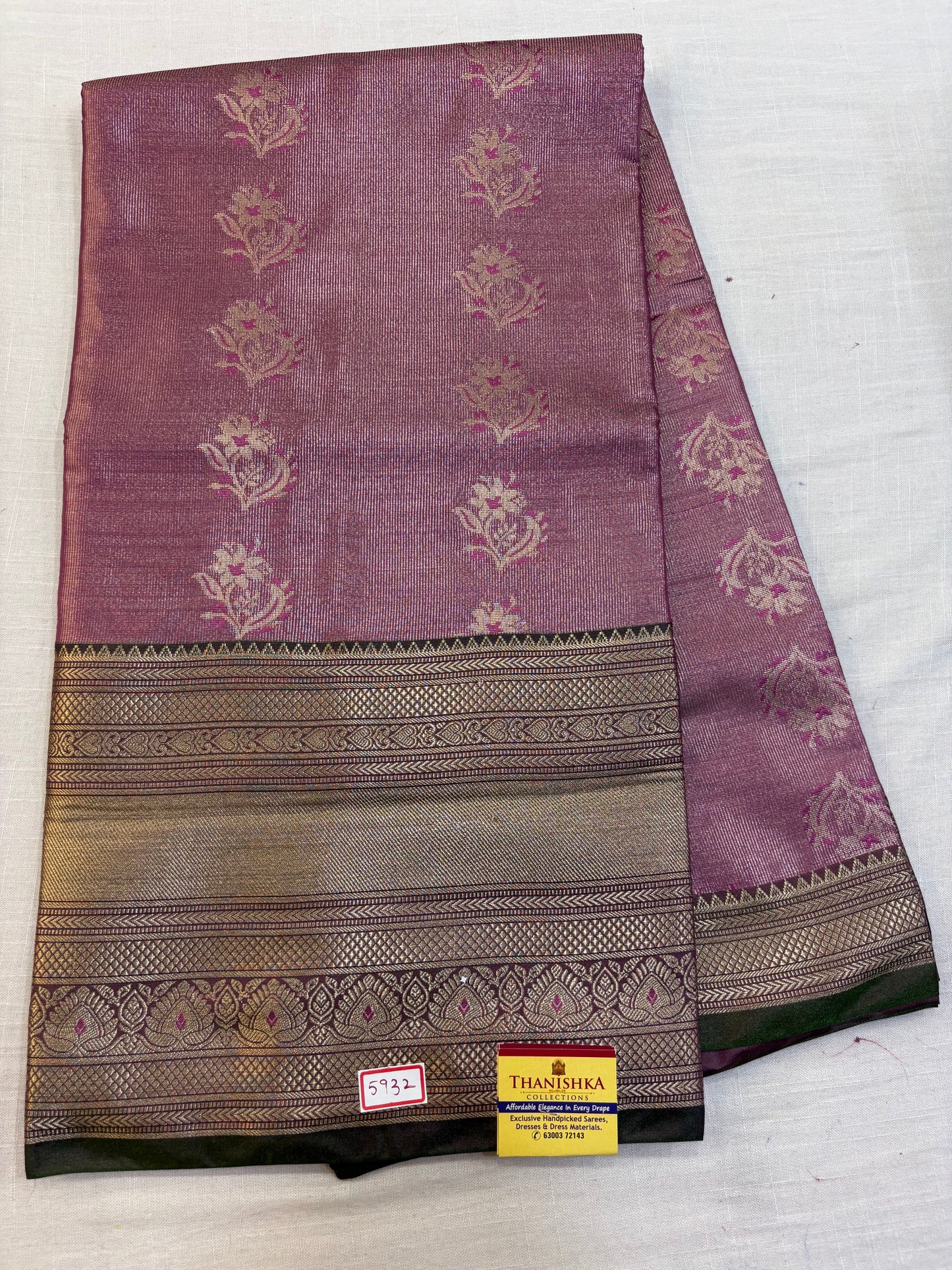 Tissue Semi Uppada Saree