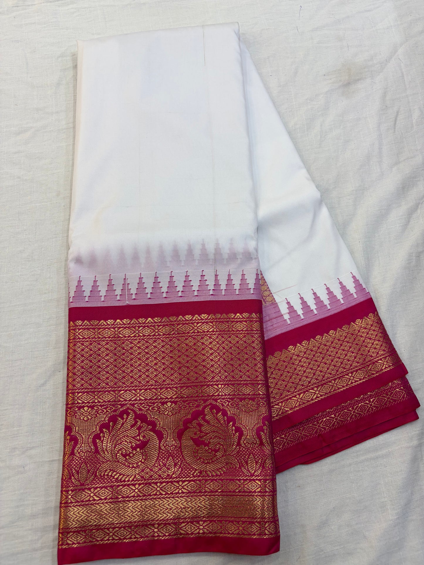 Semi Gadwal Silk Saree