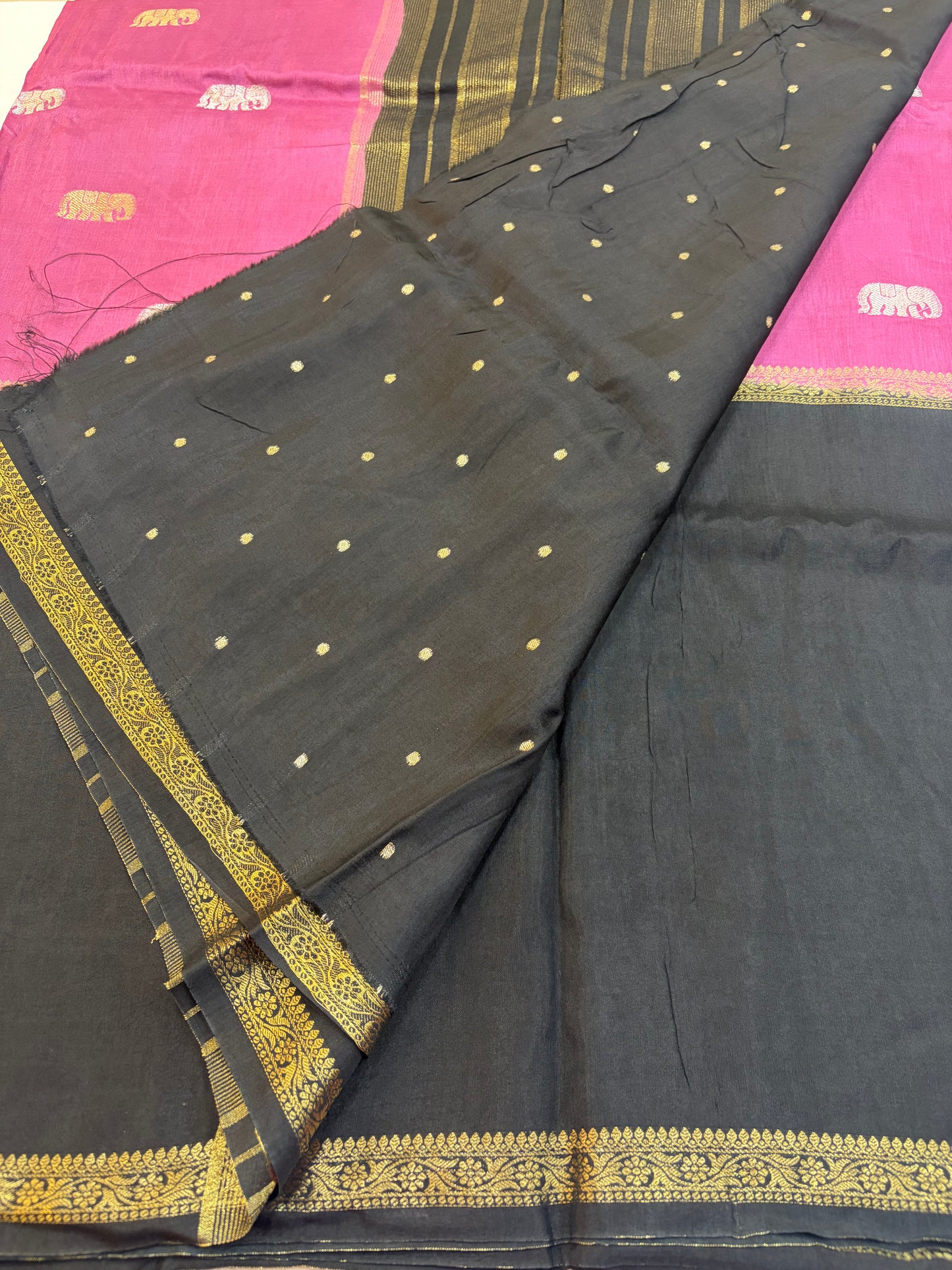 Russian Crepe saree