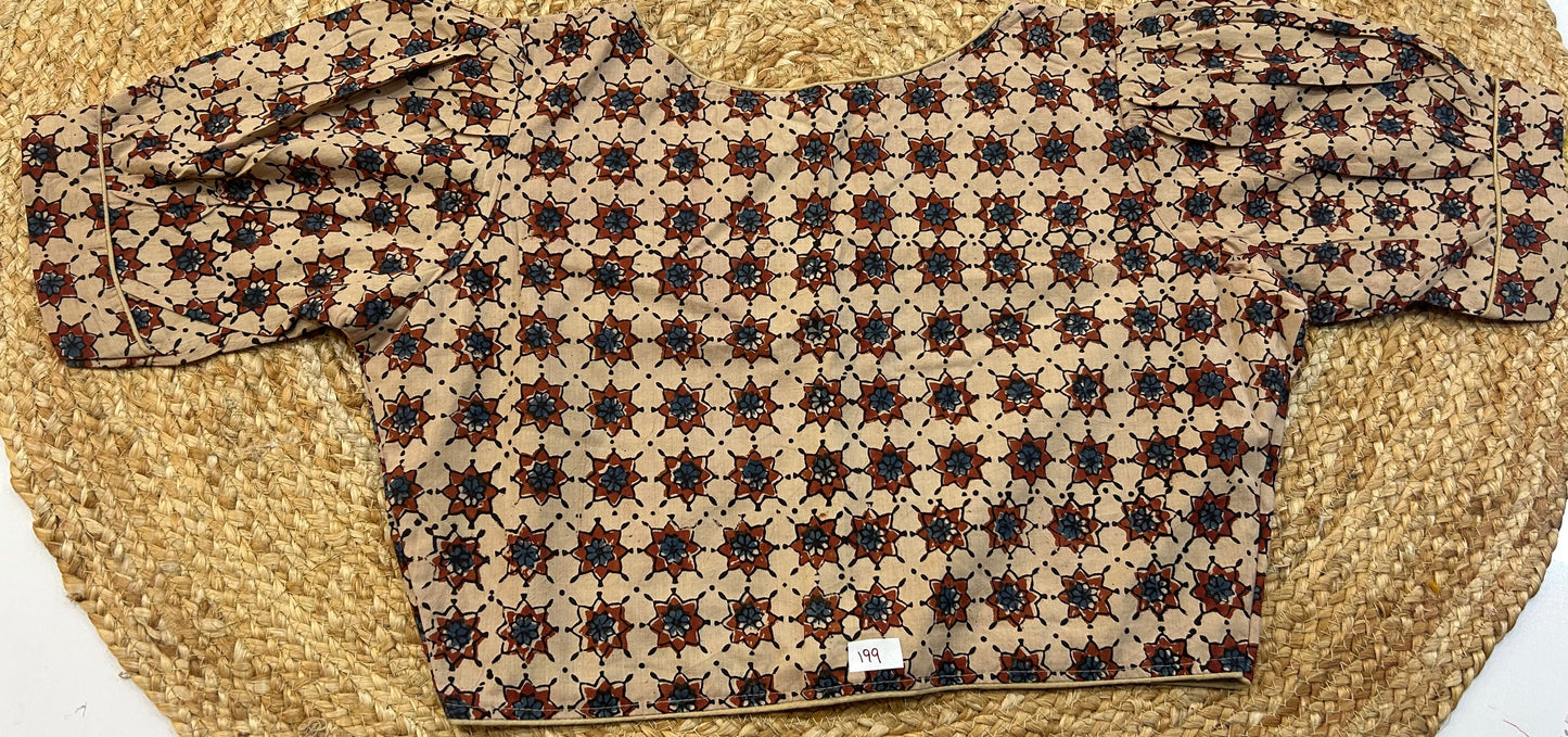 Fancy ReadyMade High Neck Blouse