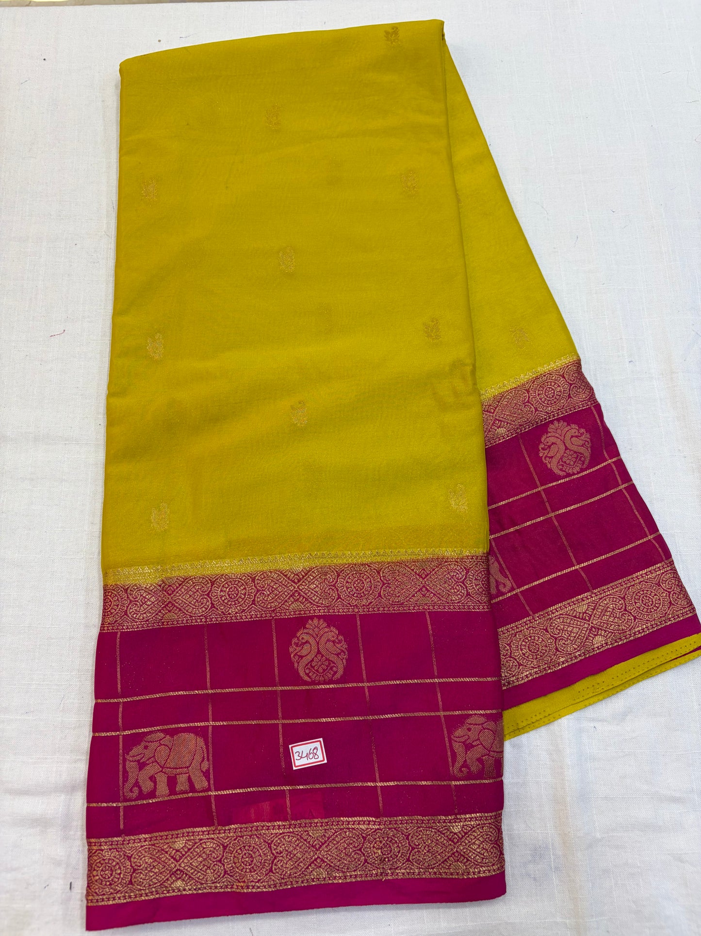 Mysore Crepe Gap borders Rich Pallu